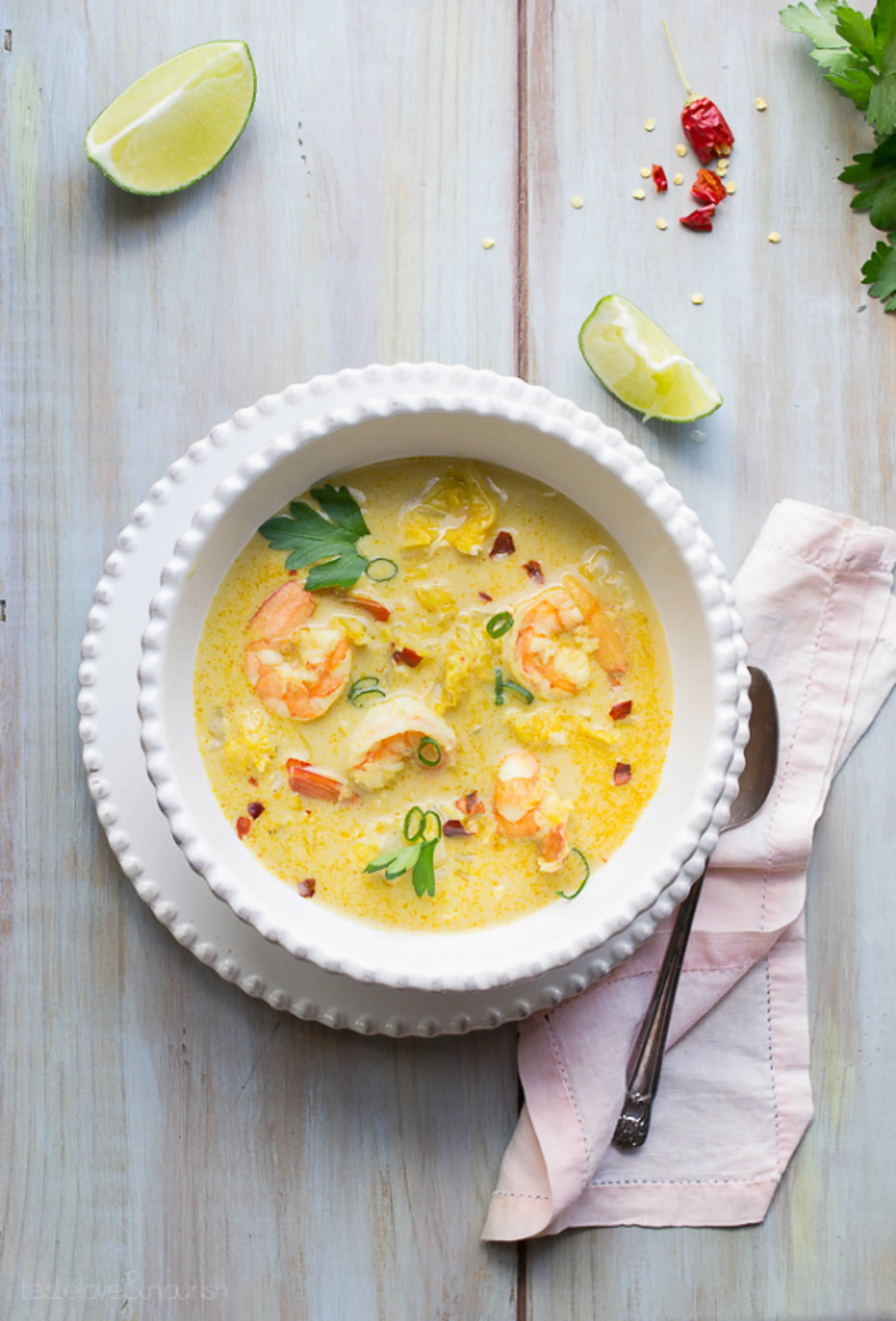 Thai Coconut Shrimp Soup