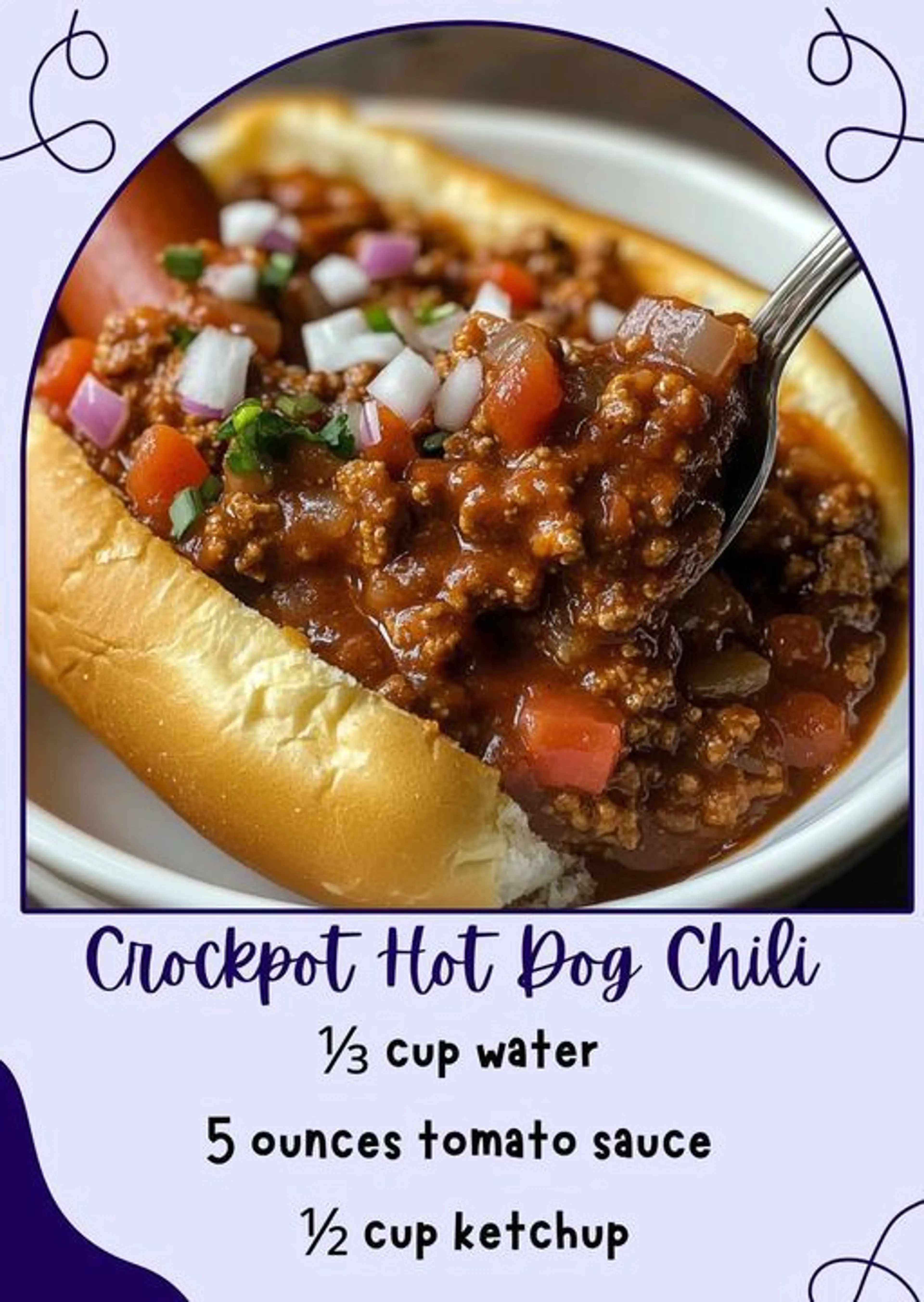 Crockpot Hot Dog Chili