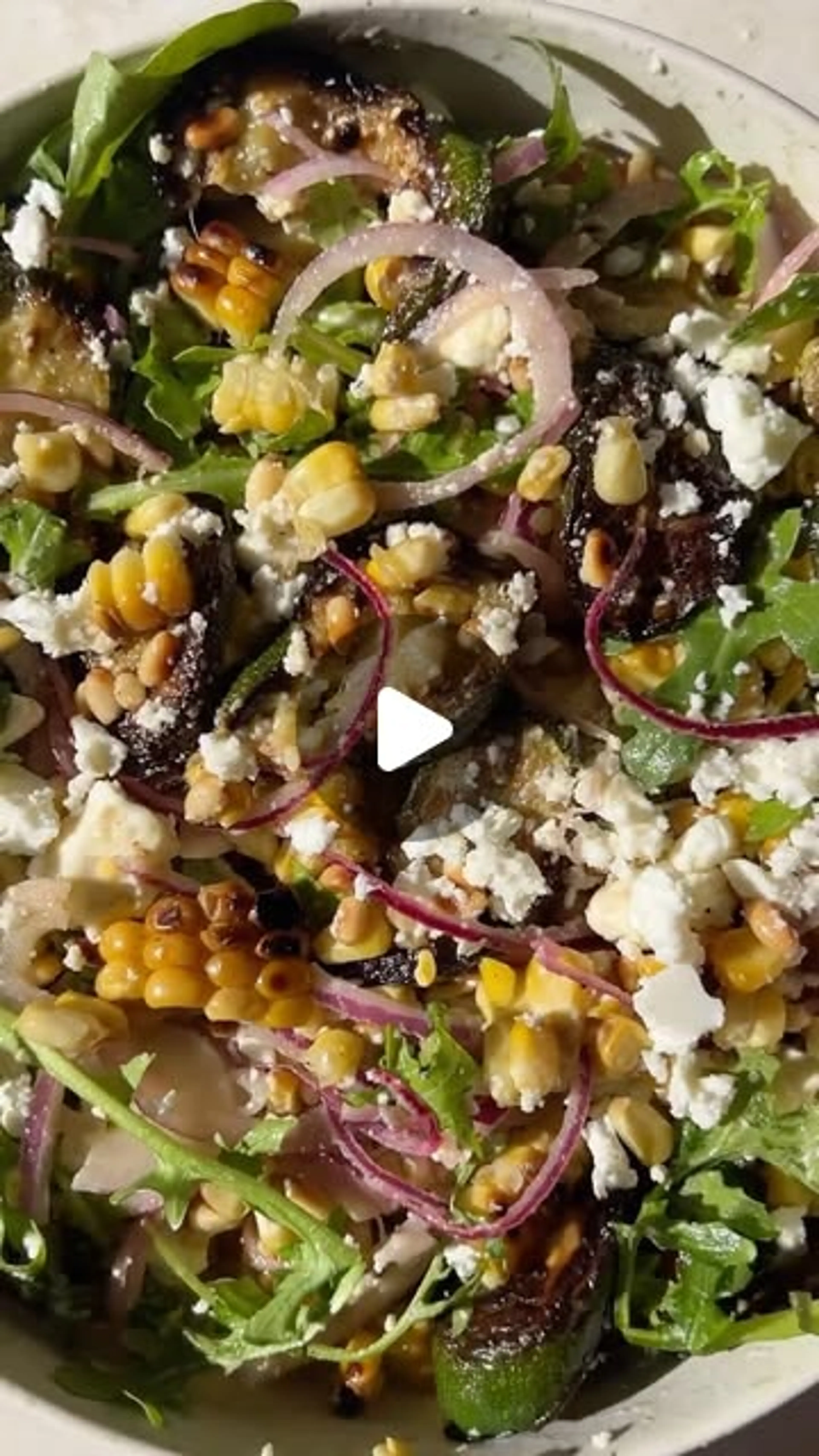 Charred Corn & Zucchini Salad