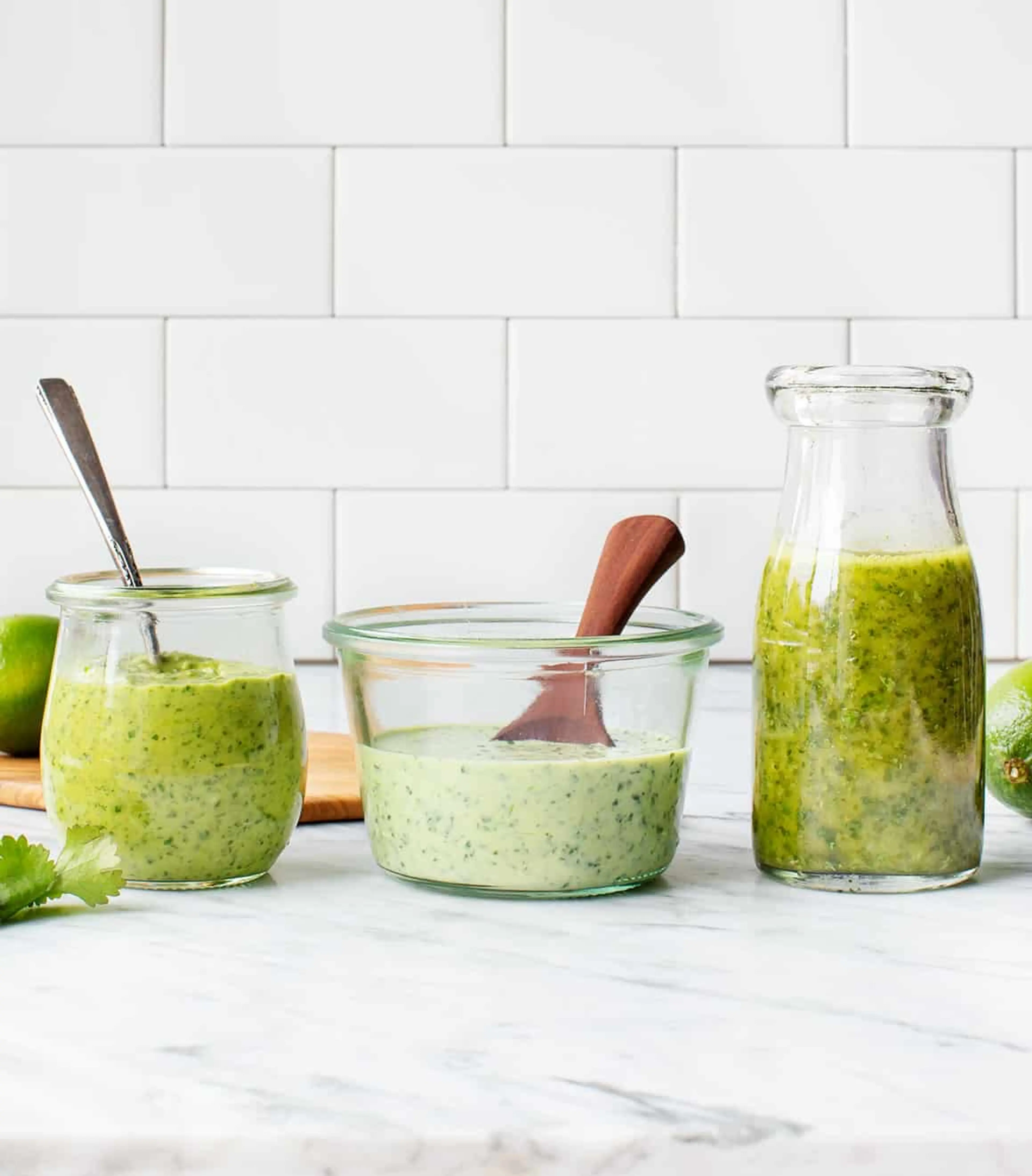 Sweet green cilantro Lime Dressing