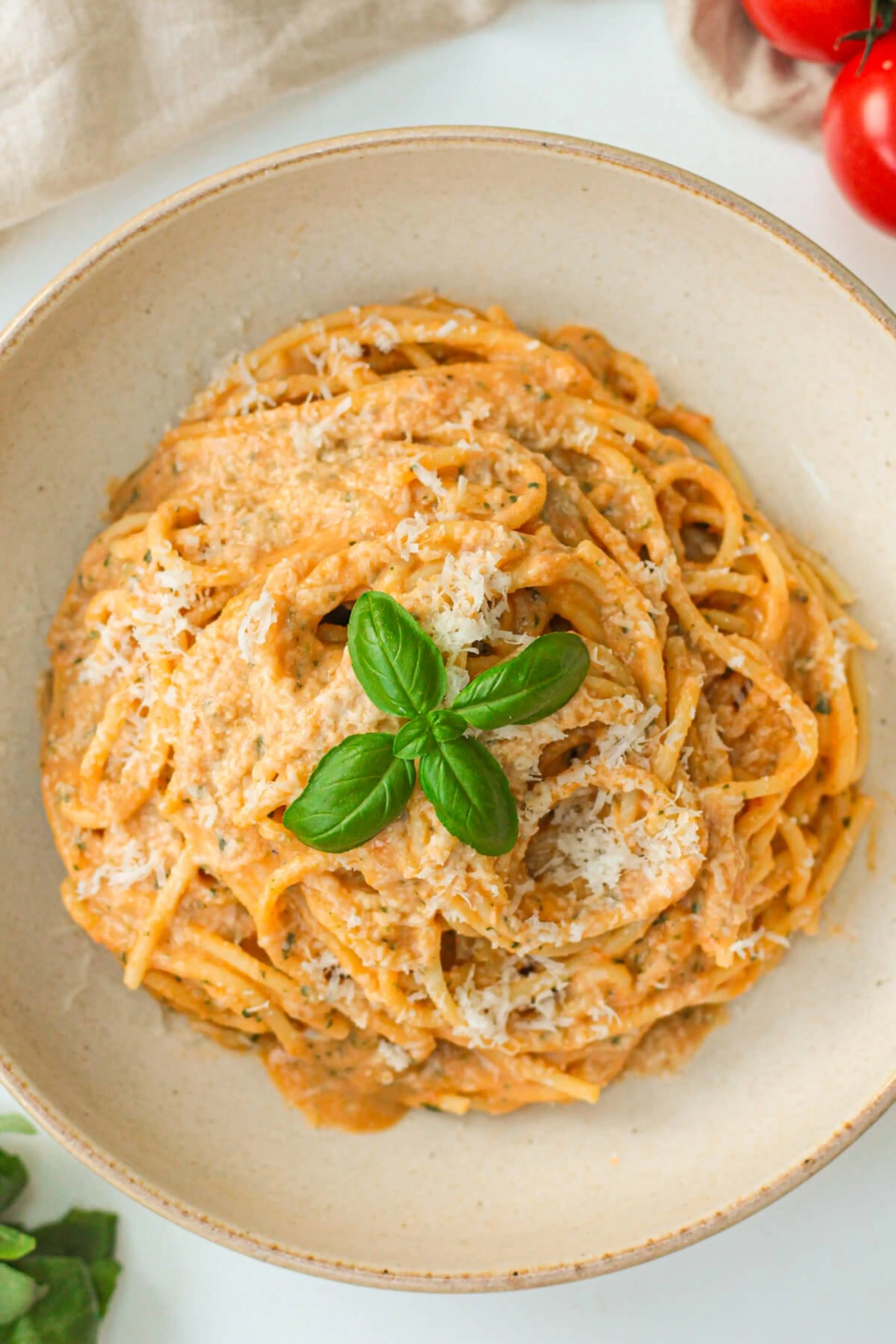 Roasted Tomato and Garlic Ricotta Pasta