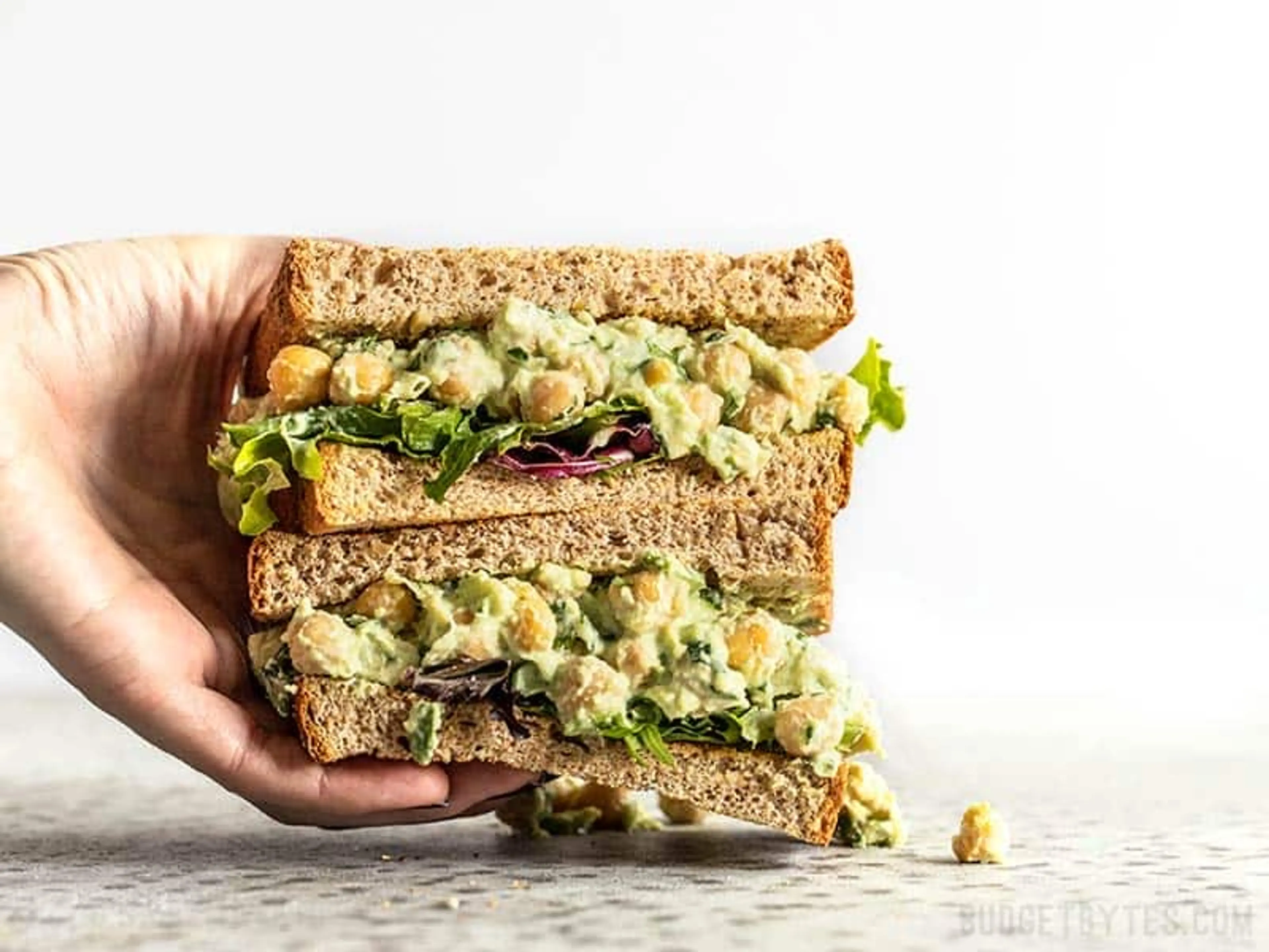 Scallion Herb Chickpea Salad