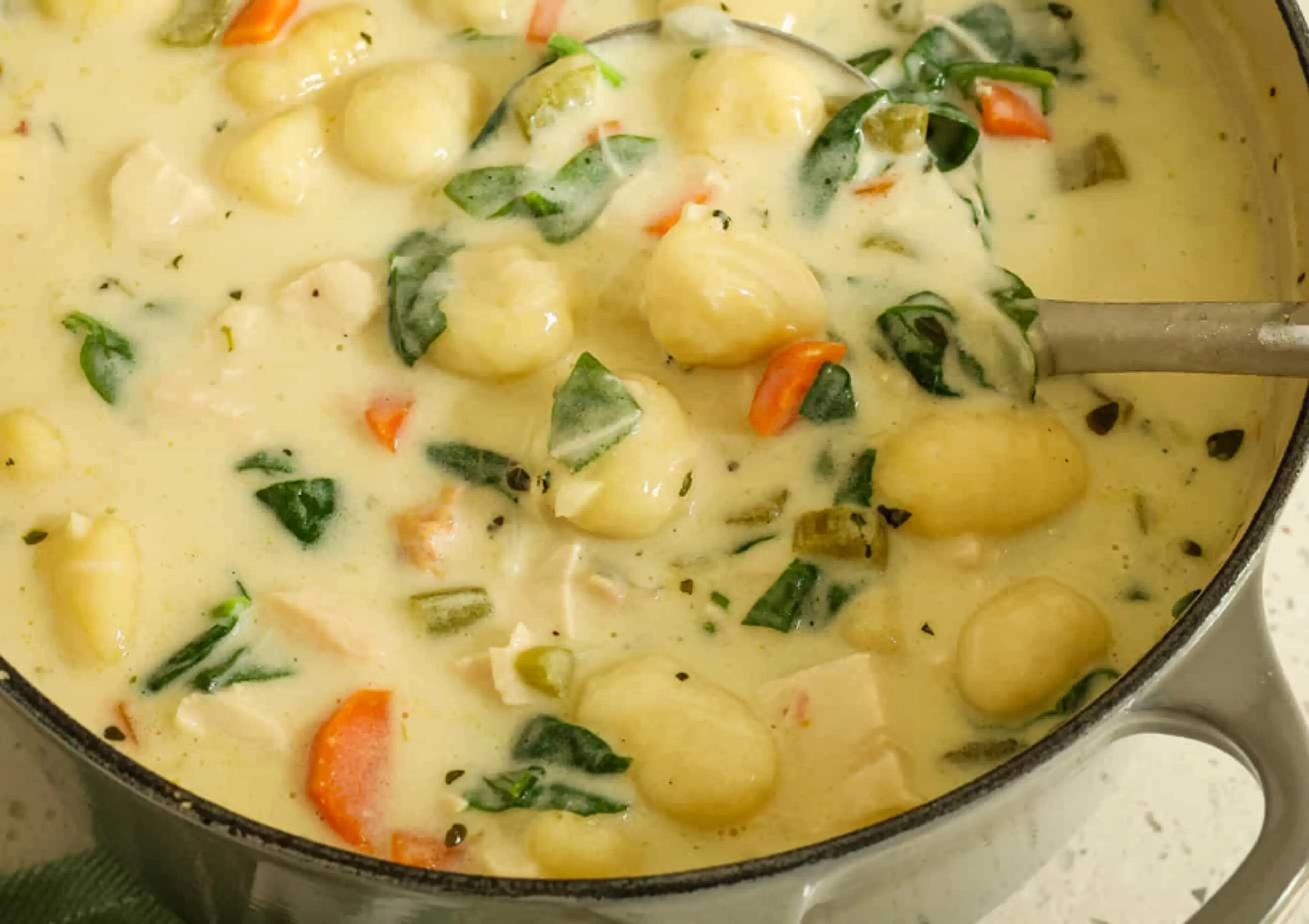 Creamy Chicken Gnocchi Soup