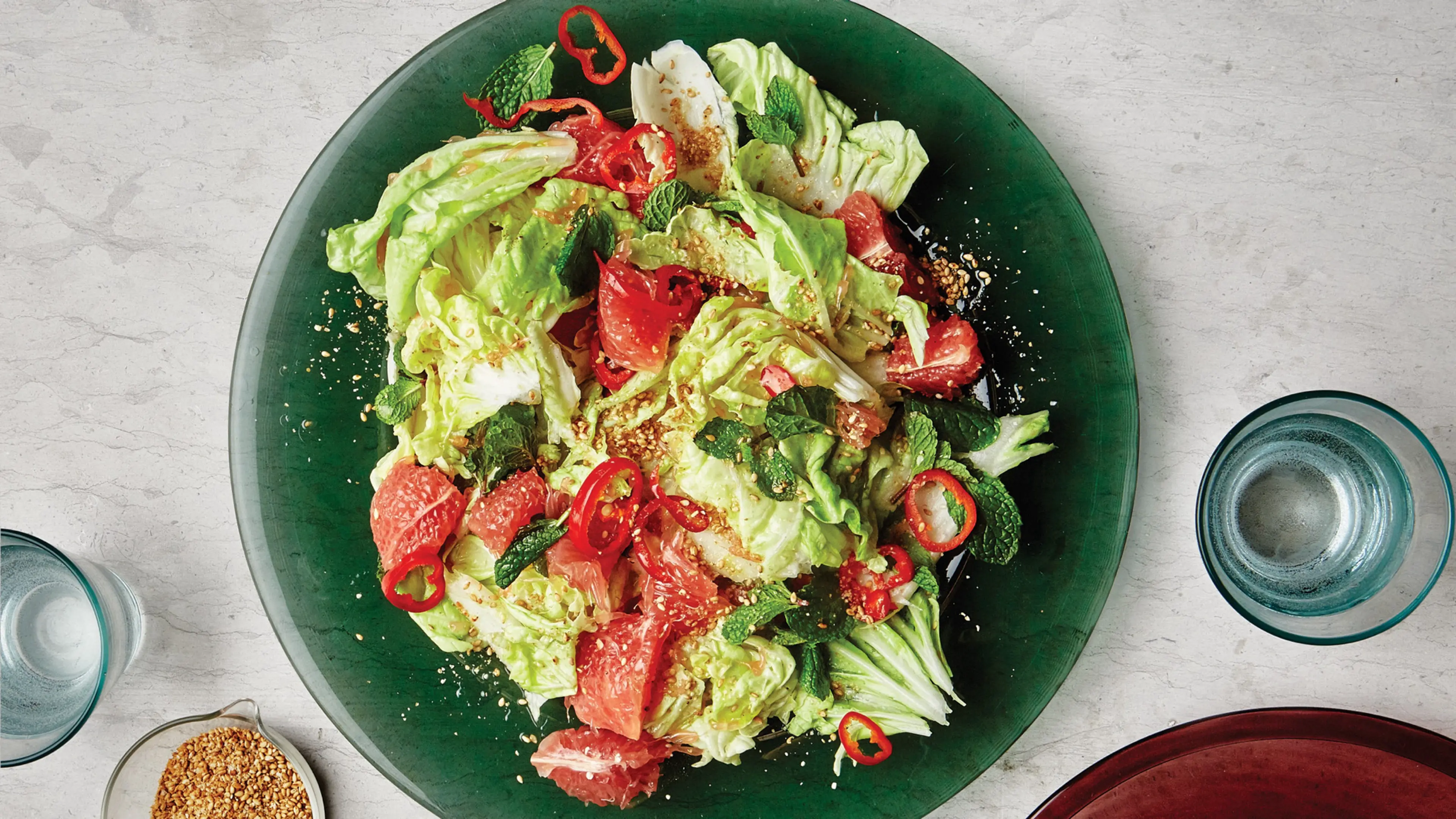 Cabbage Salad With Grapefruit