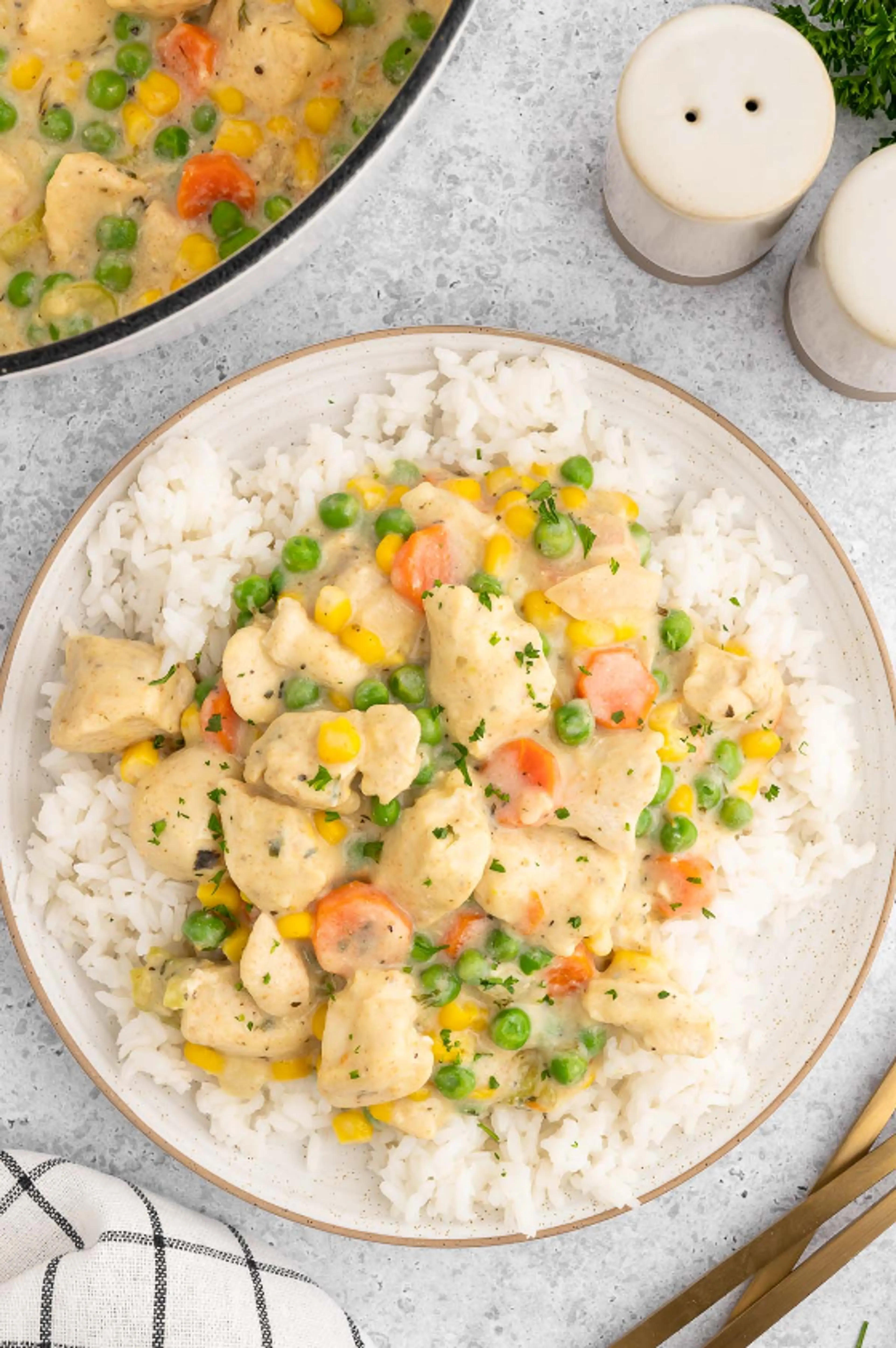 Crustless Chicken Pot Pie Recipe
