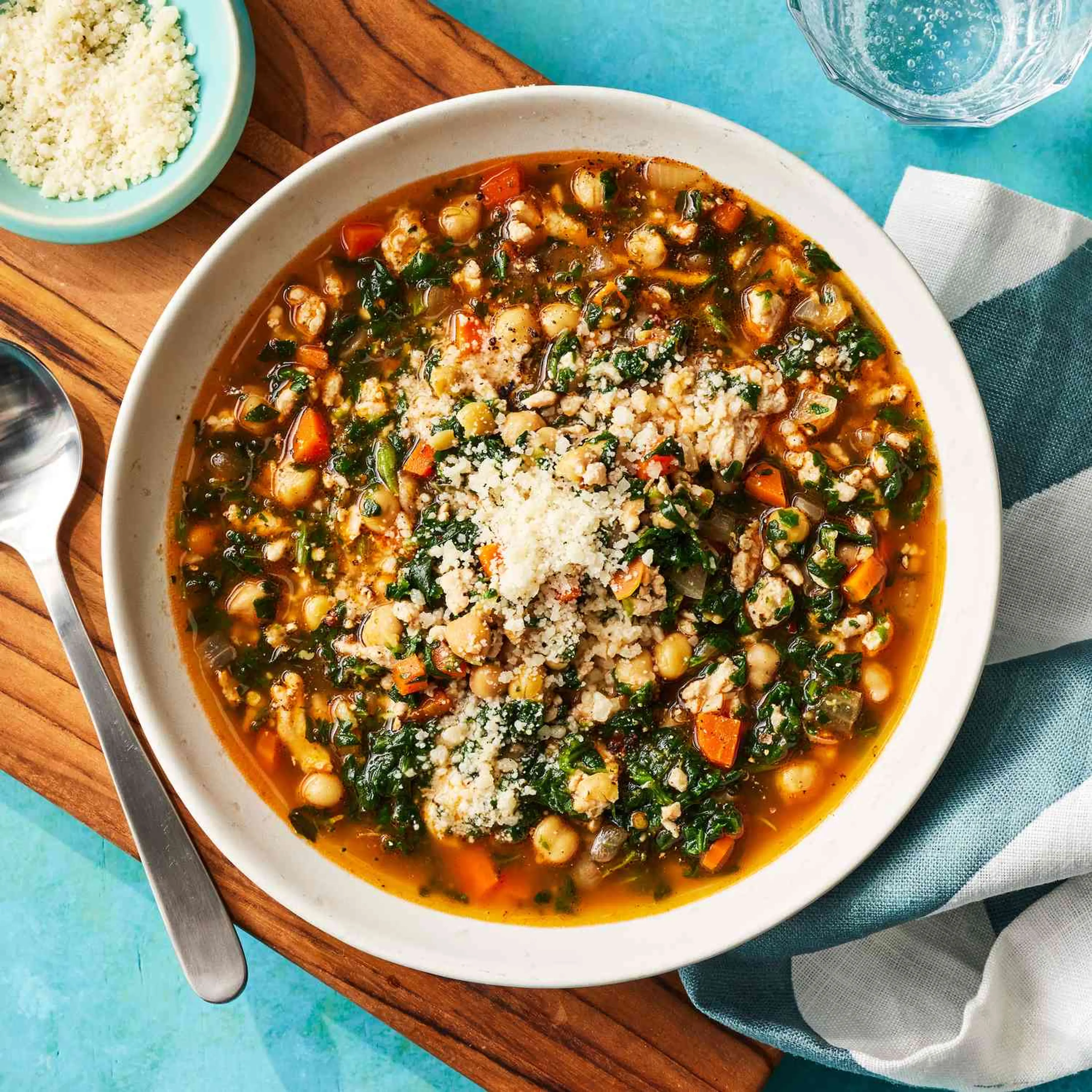 Hearty Chickpea & Spinach Stew