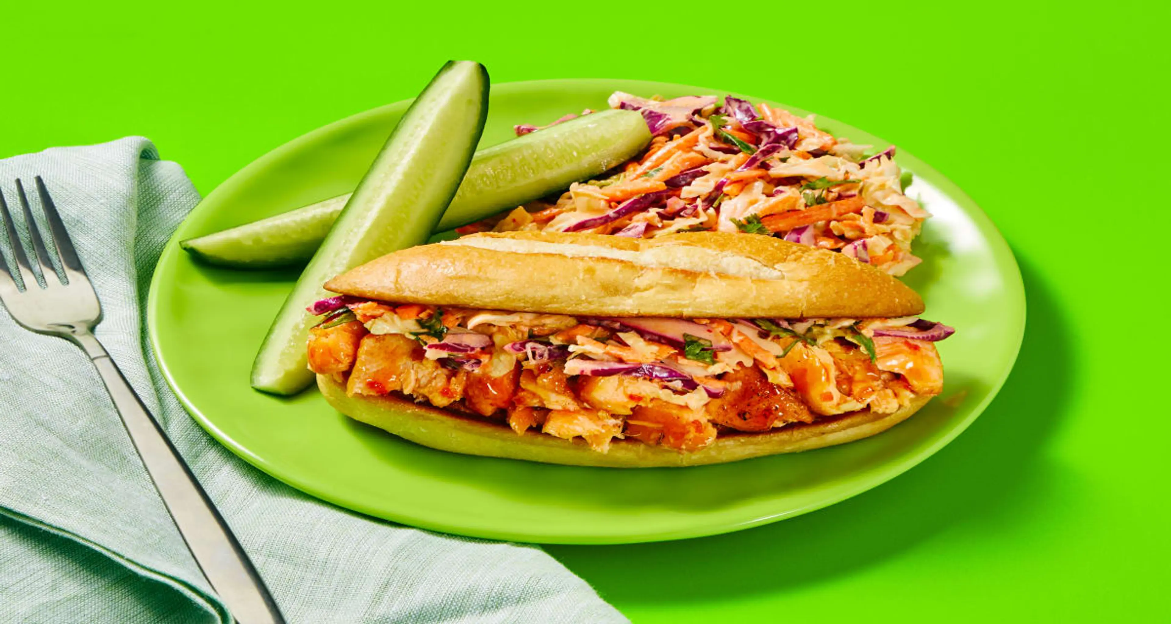 Salmon Banh Mi Baguettes Elevated Dinners, Impressively Easy
