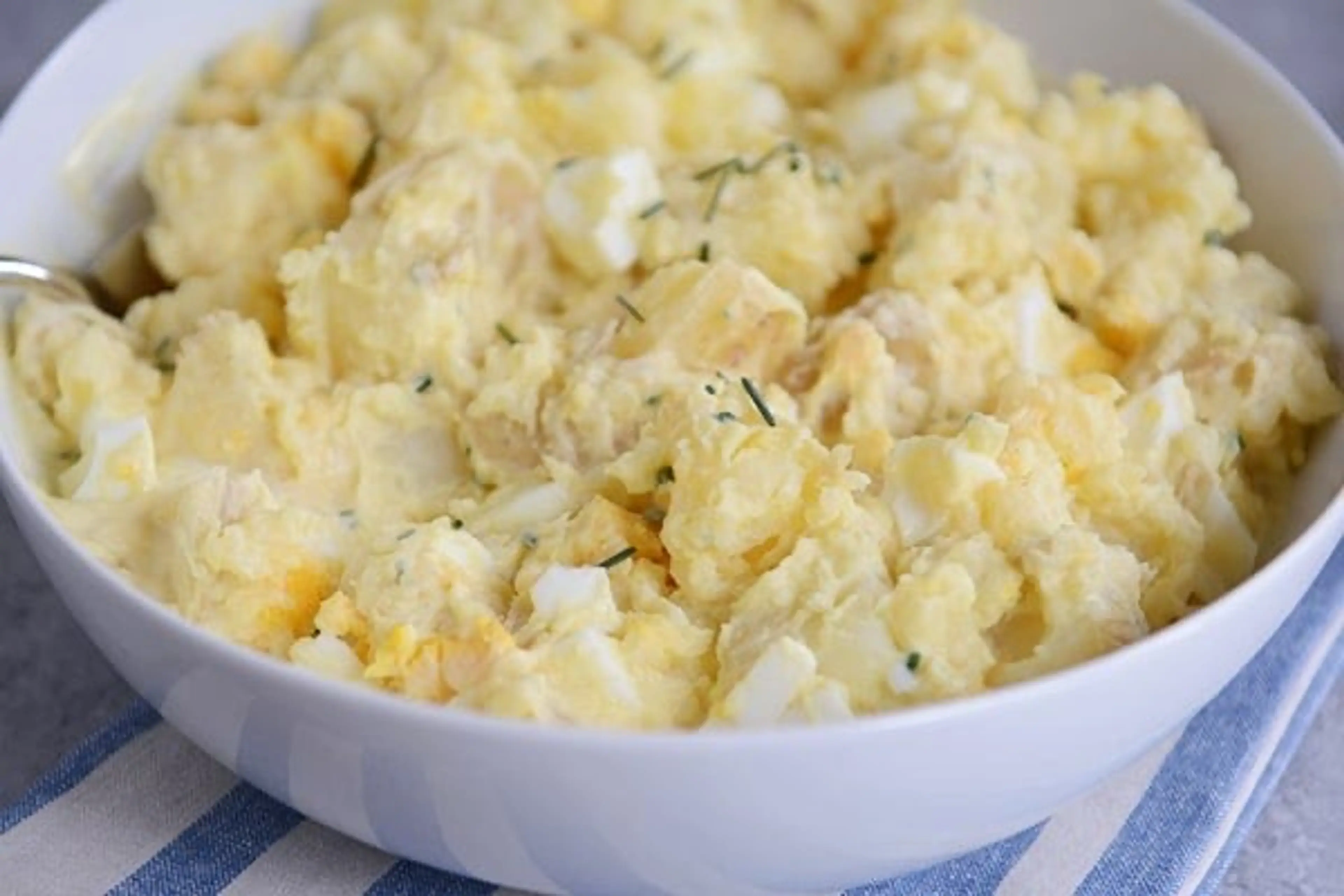 Smashed Yukon Gold Potato Salad