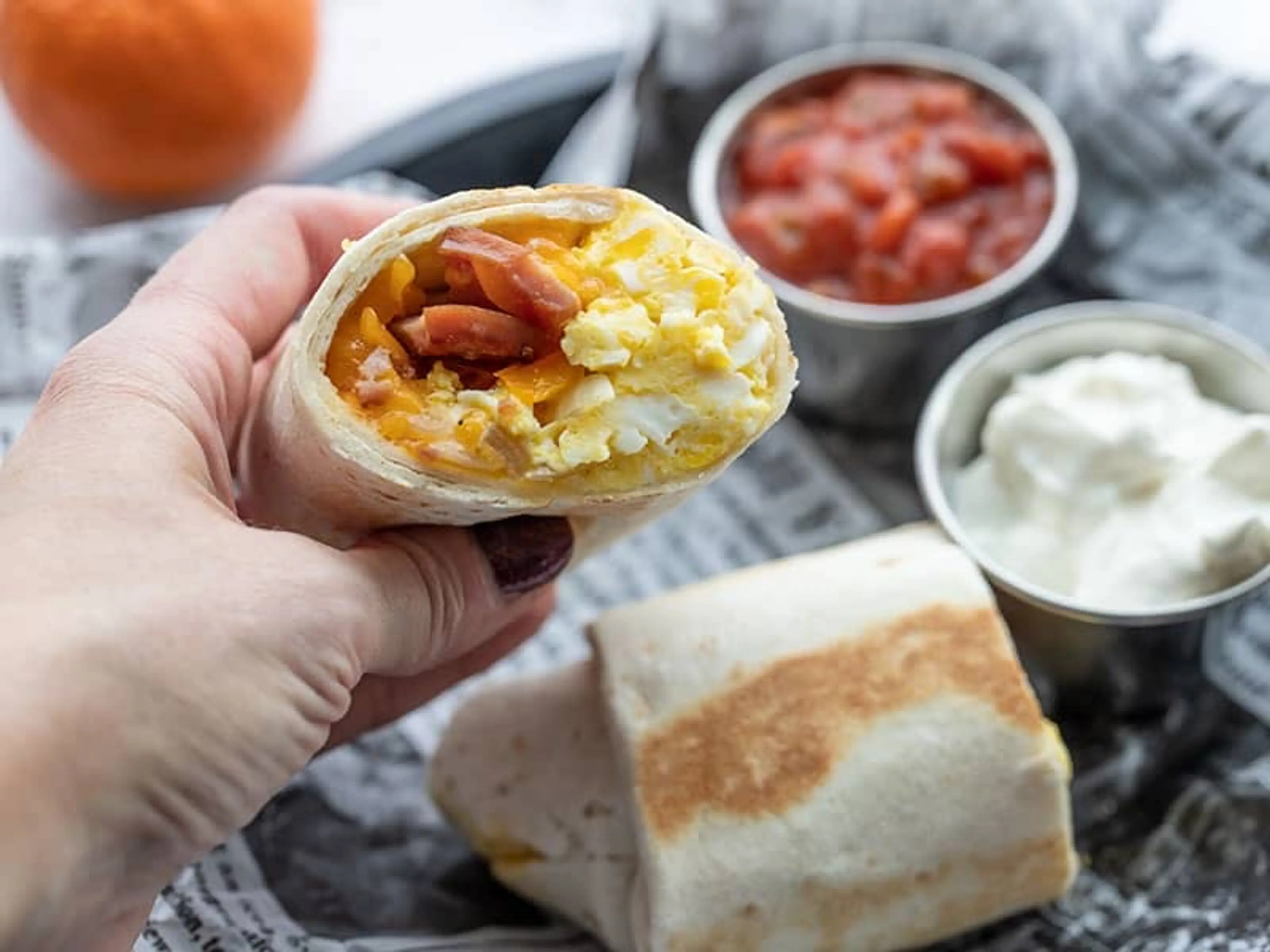 Freezer Friendly Breakfast Burritos