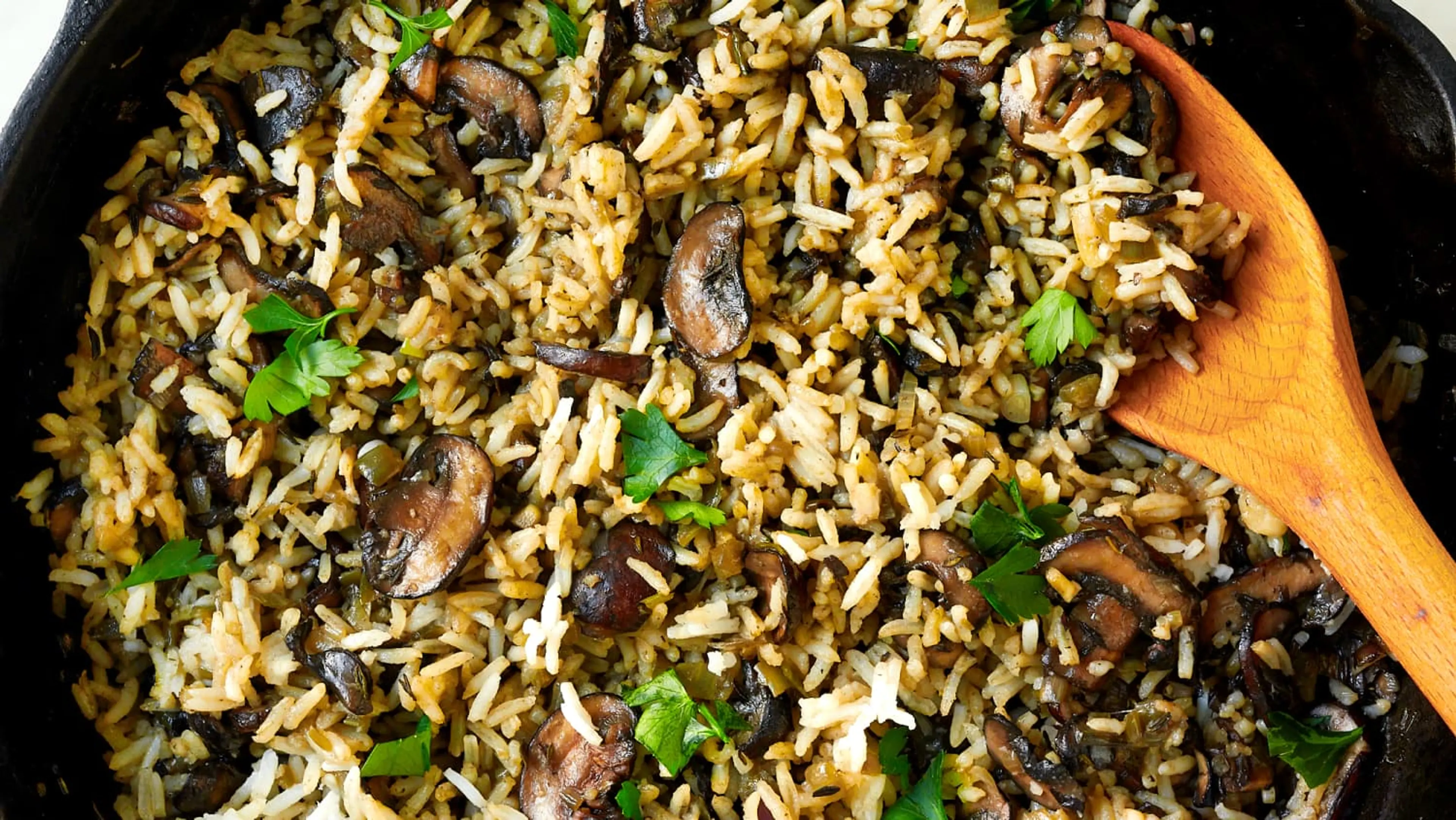 Mushroom Rice Pilaf