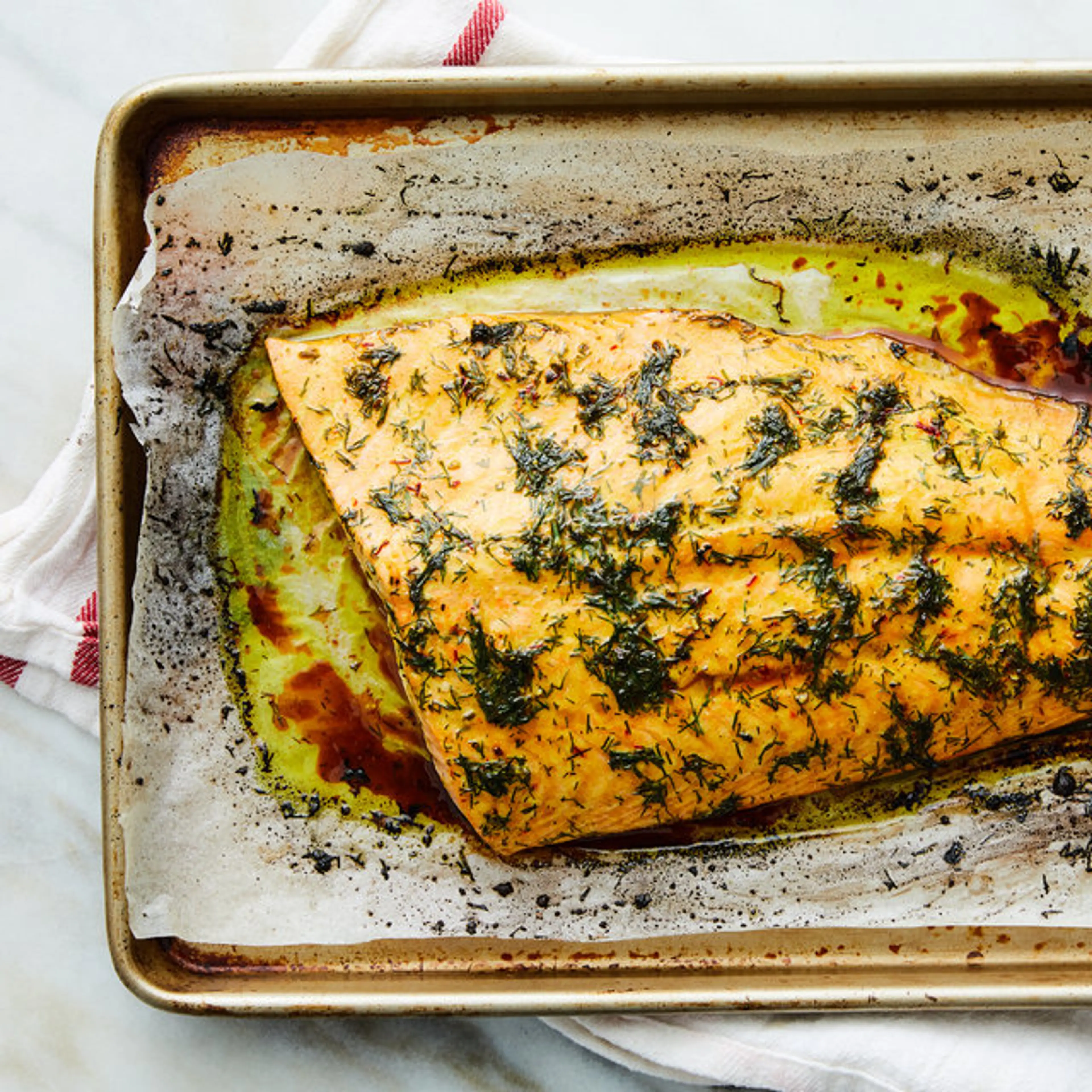 Roasted Dill Salmon