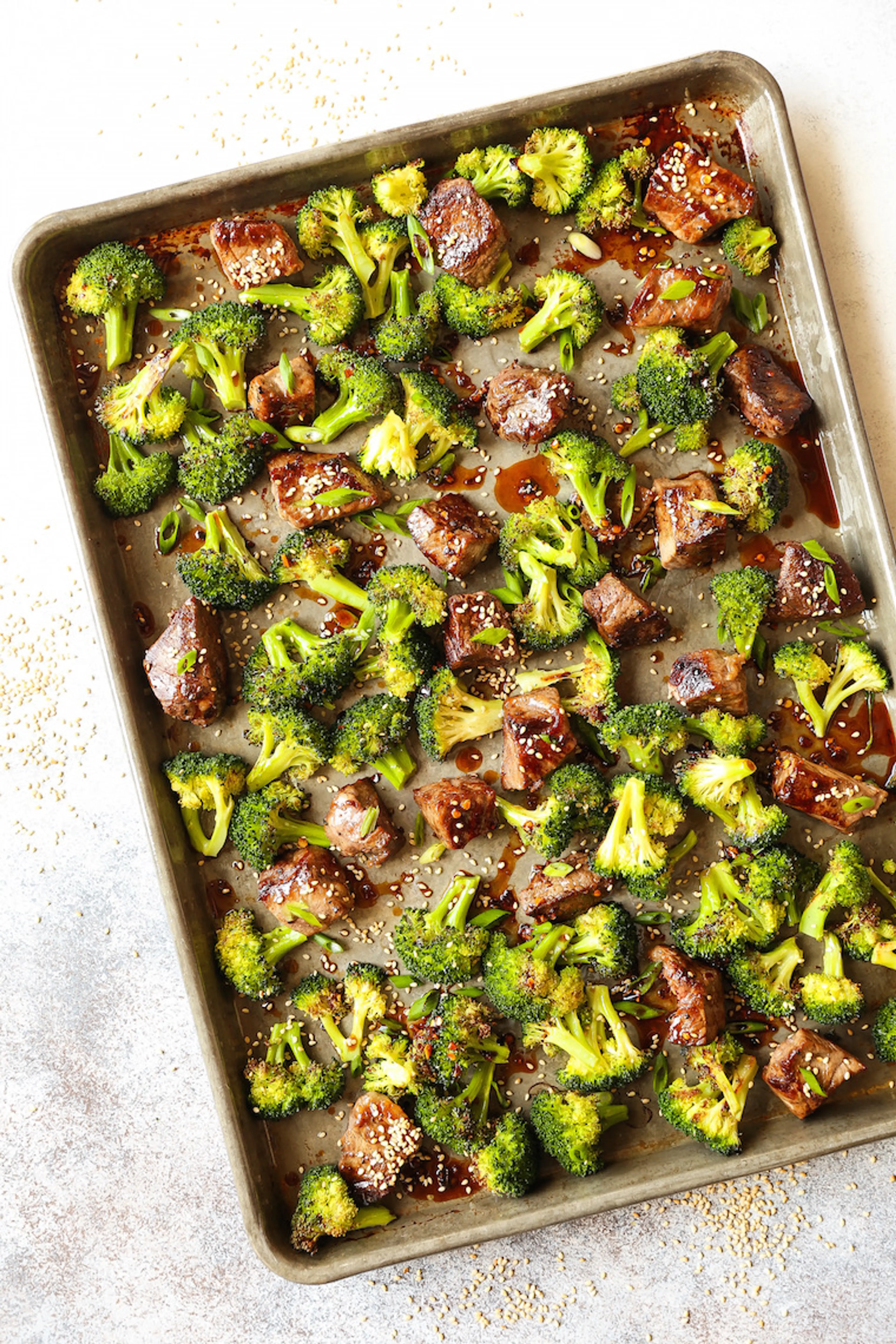 Sheet Pan Beef and Broccoli