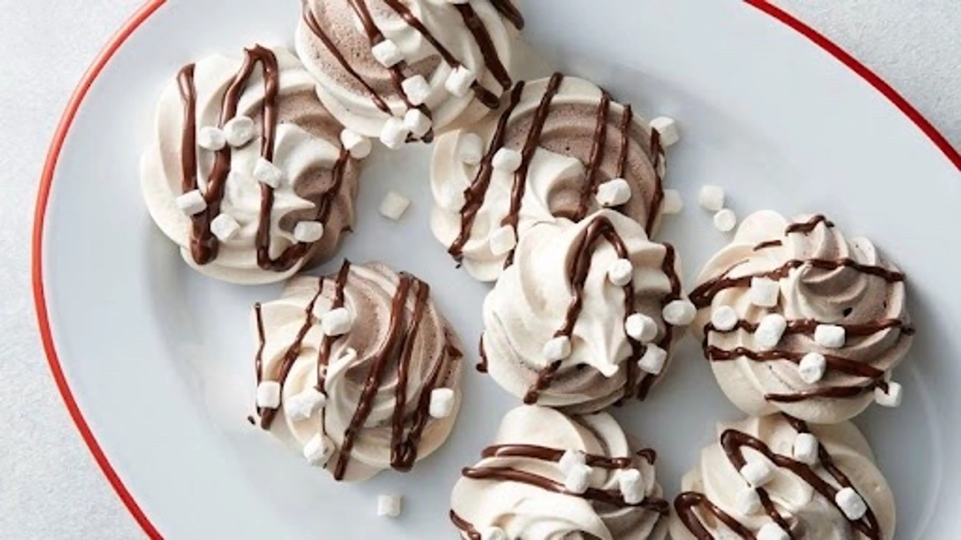 Hot Cocoa Meringues Recipe