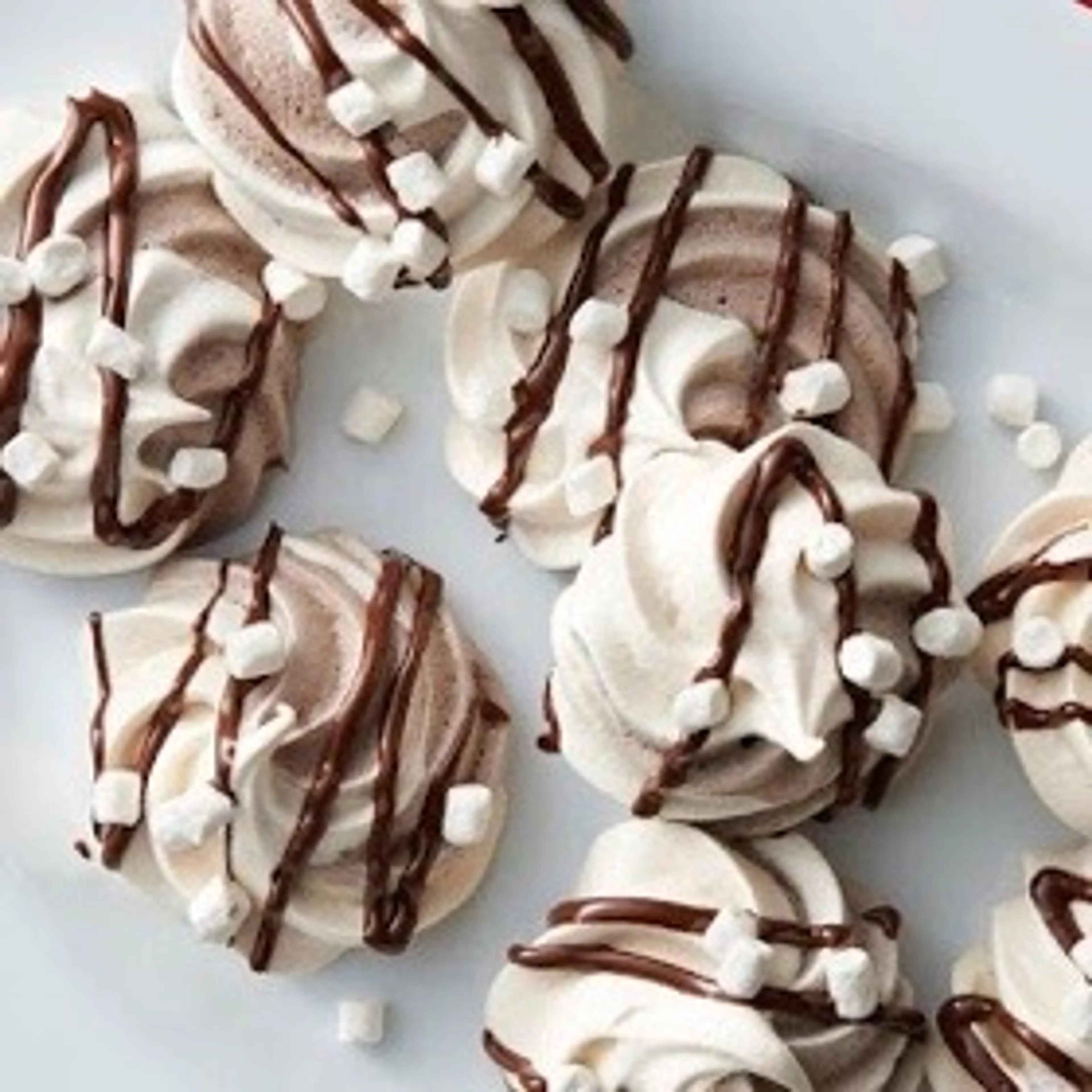 Hot Cocoa Meringues Recipe