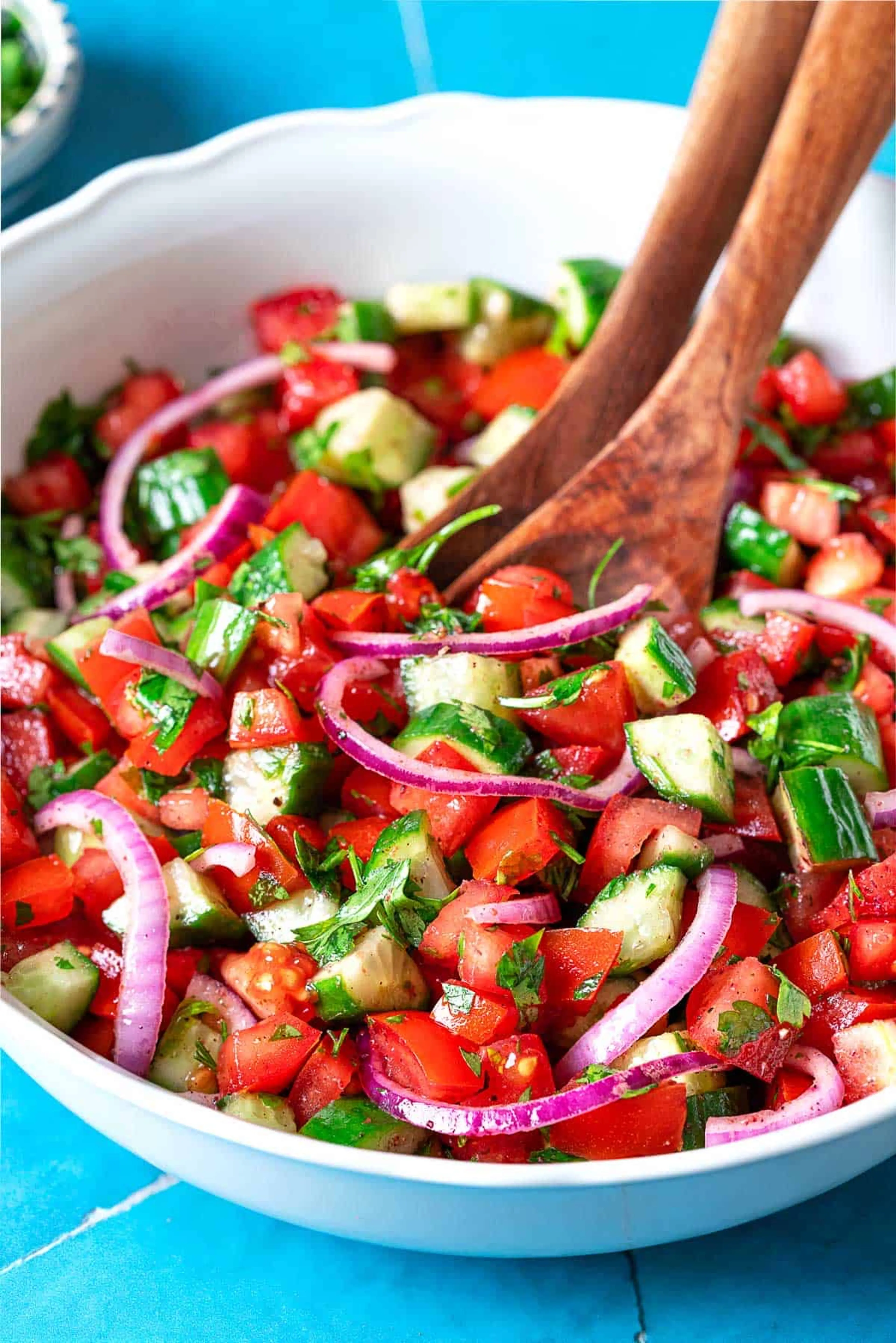 Mediterranean Cucumber Tomato Salad