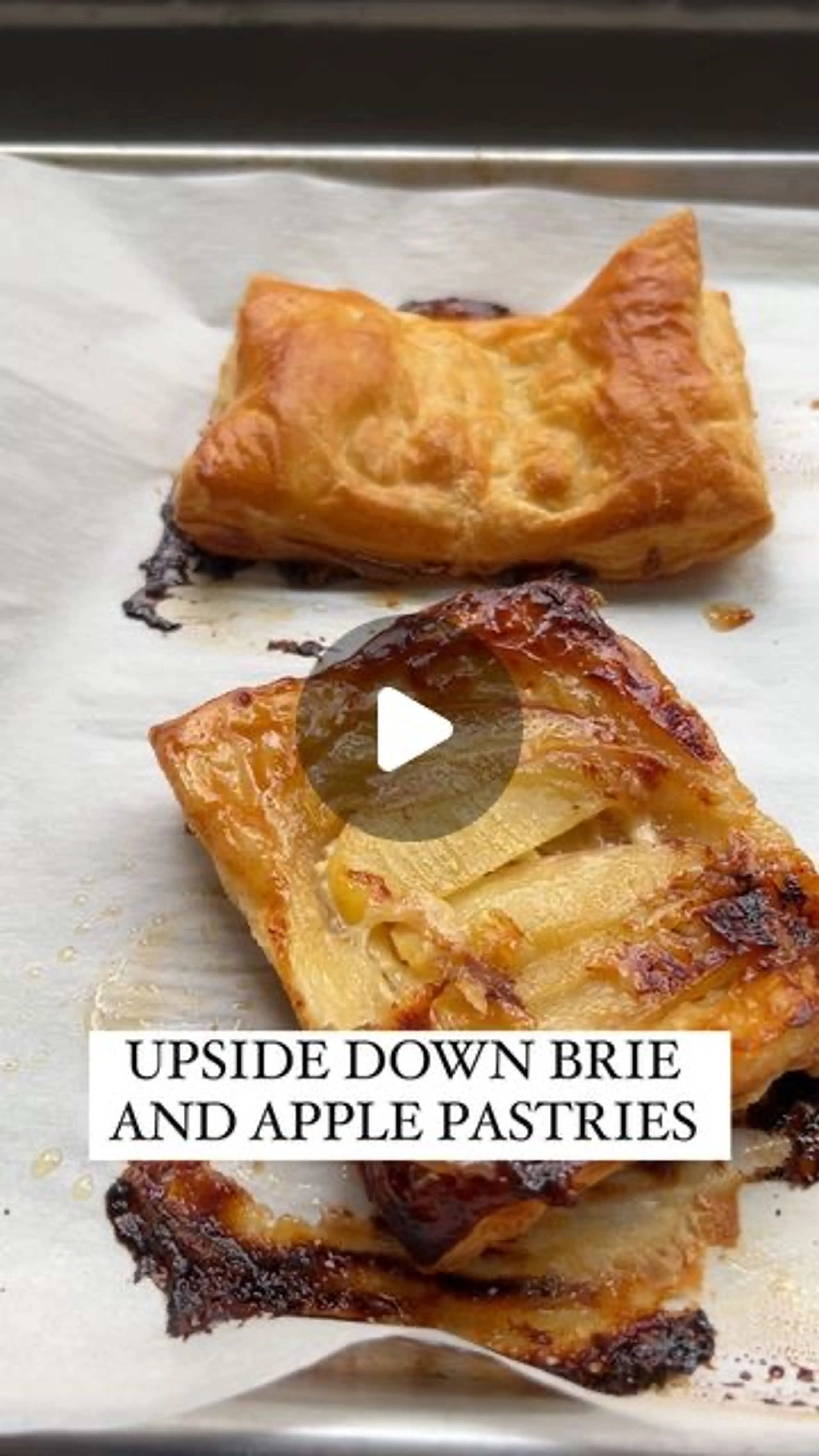 Brie & Apple Upside Down Pastry