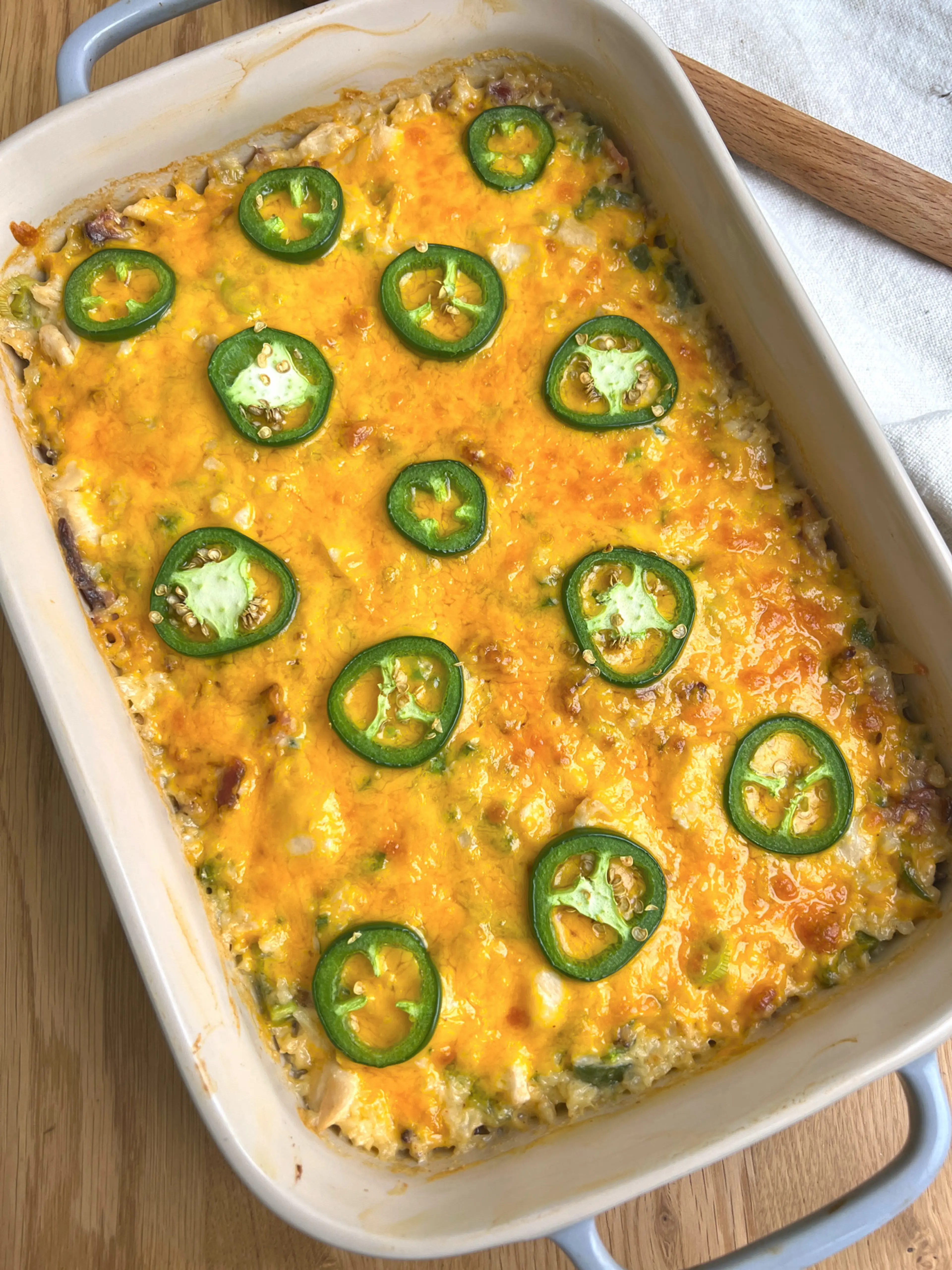 Jalapeño Popper Chicken Casserole