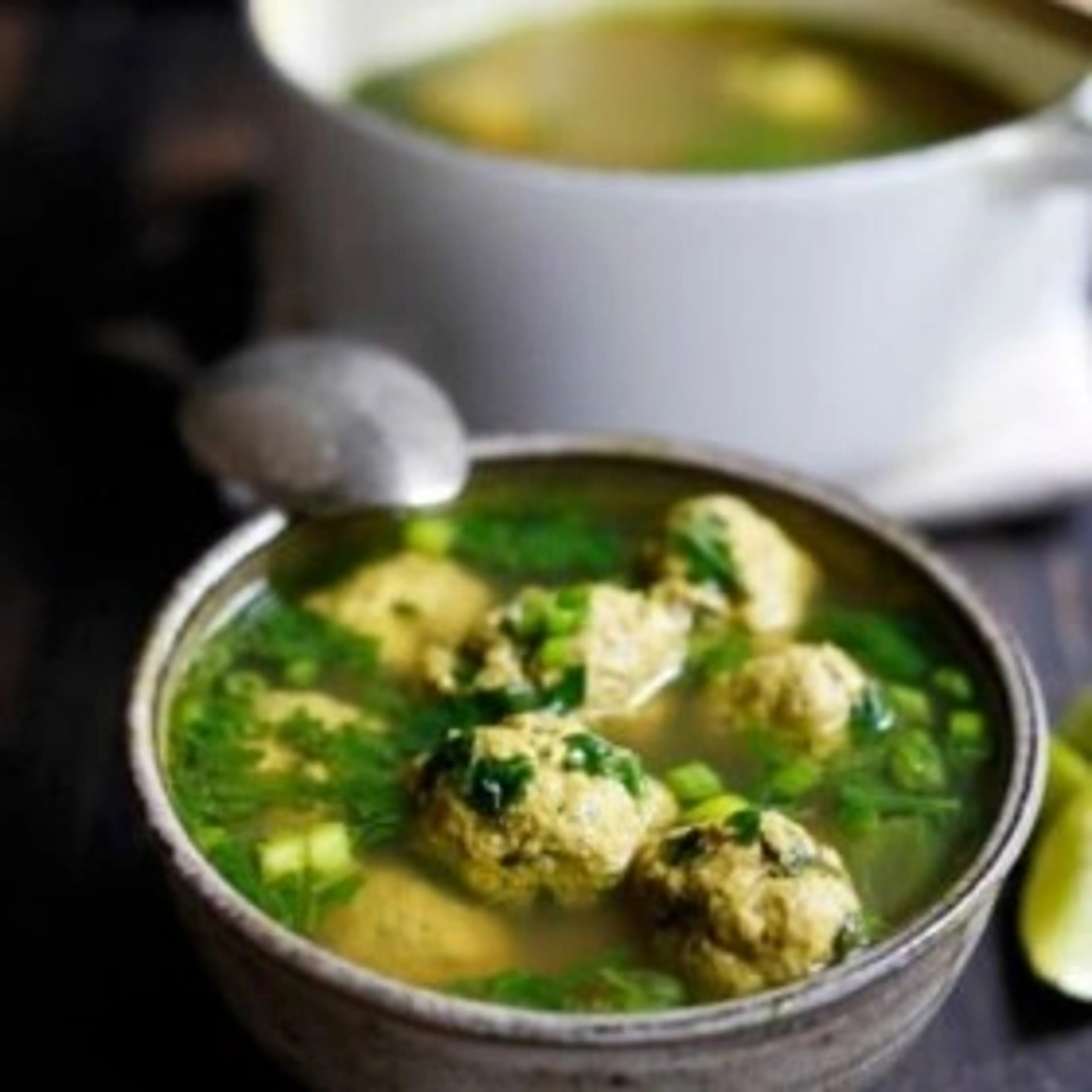 Arabic Meatball Soup