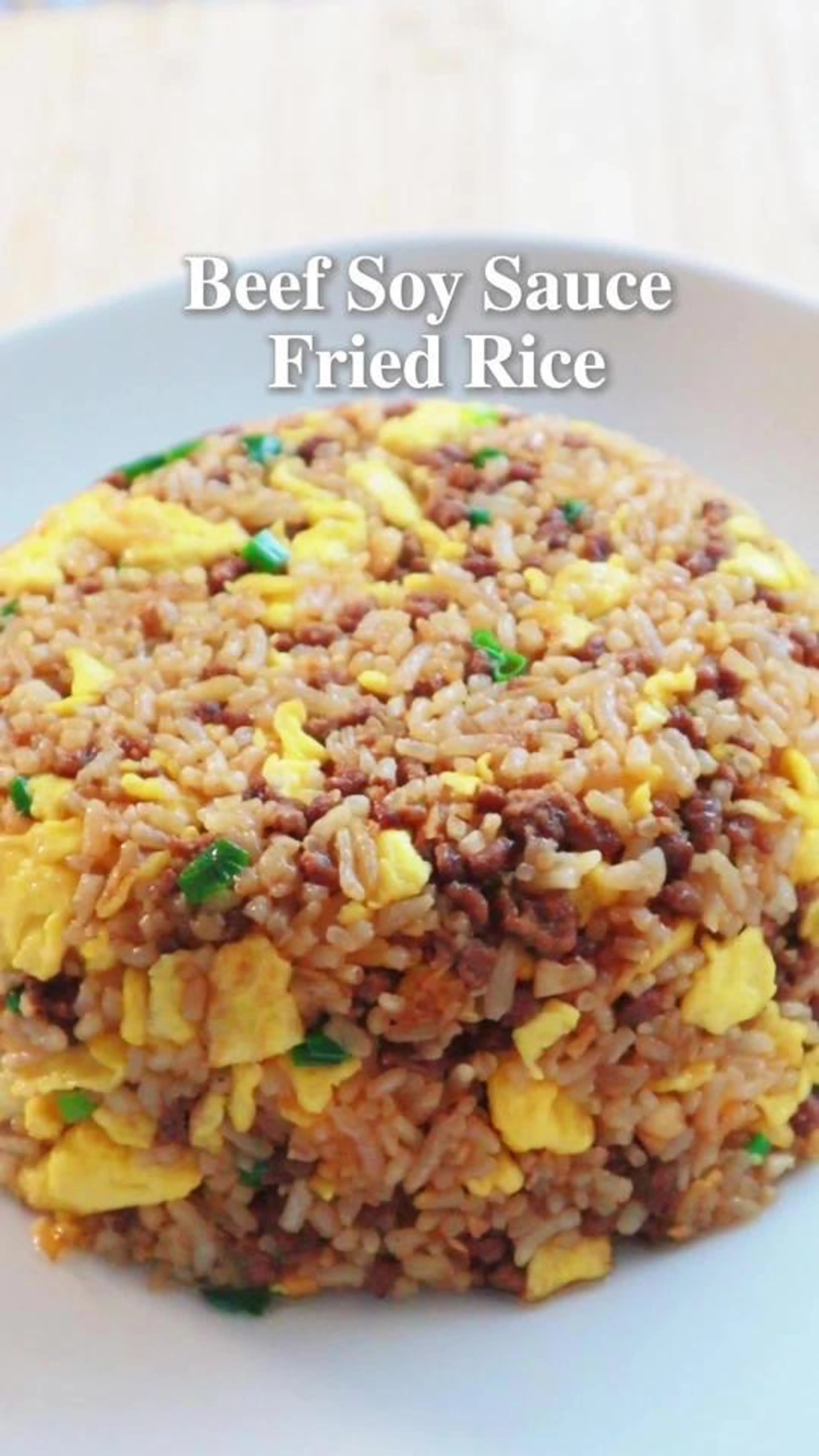 Beef Soy Sauce Fried Rice