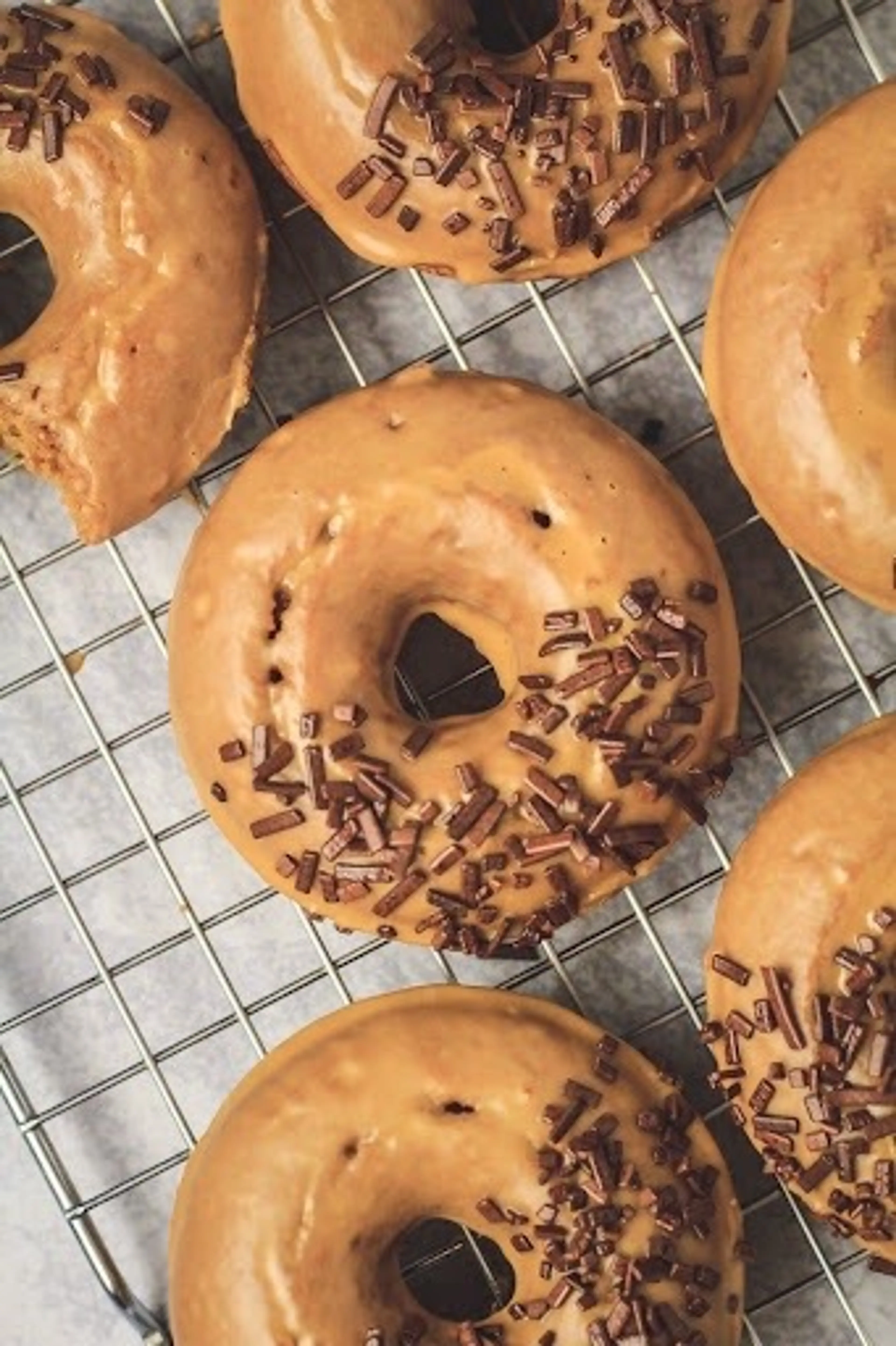 Baked Coffee Donuts