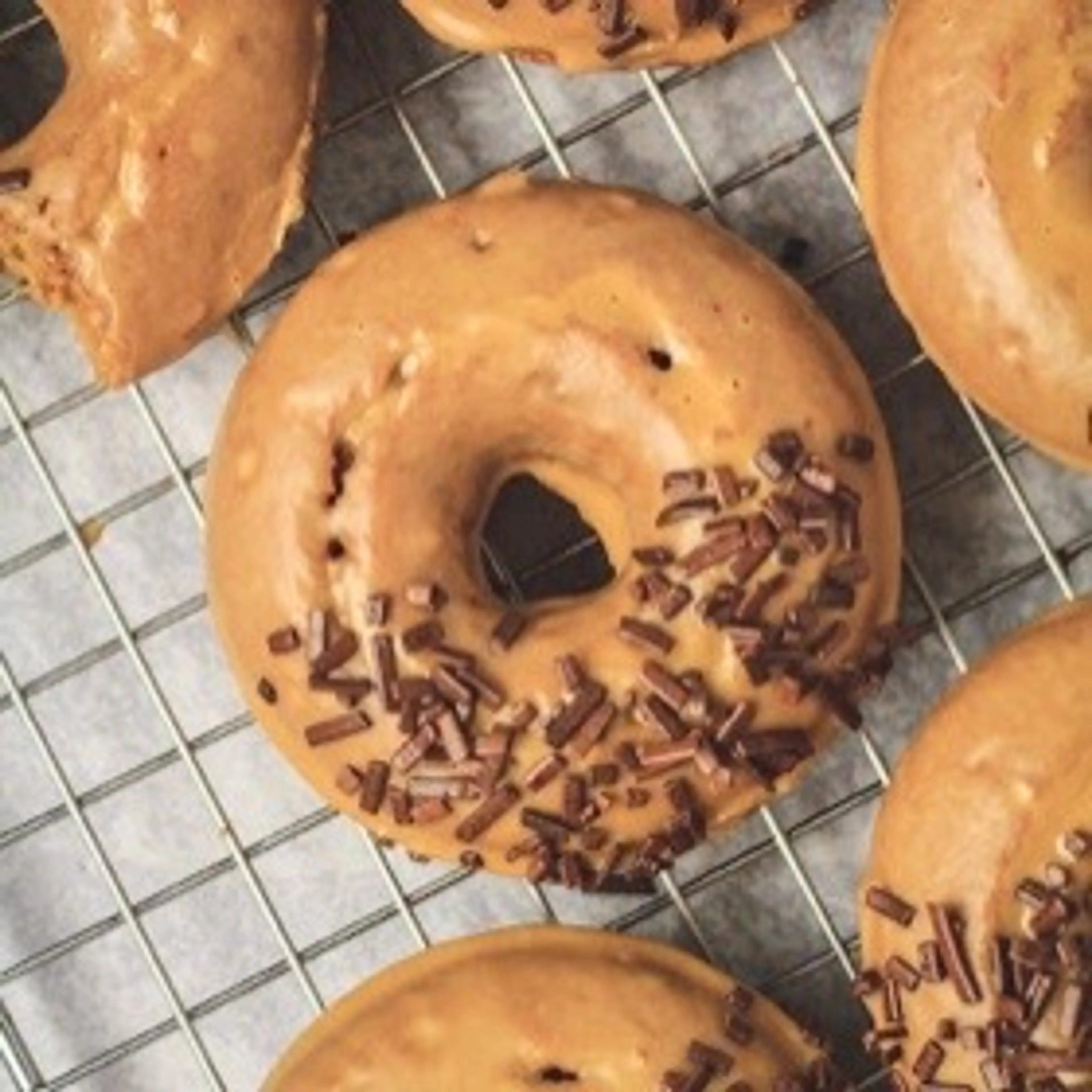 Baked Coffee Donuts