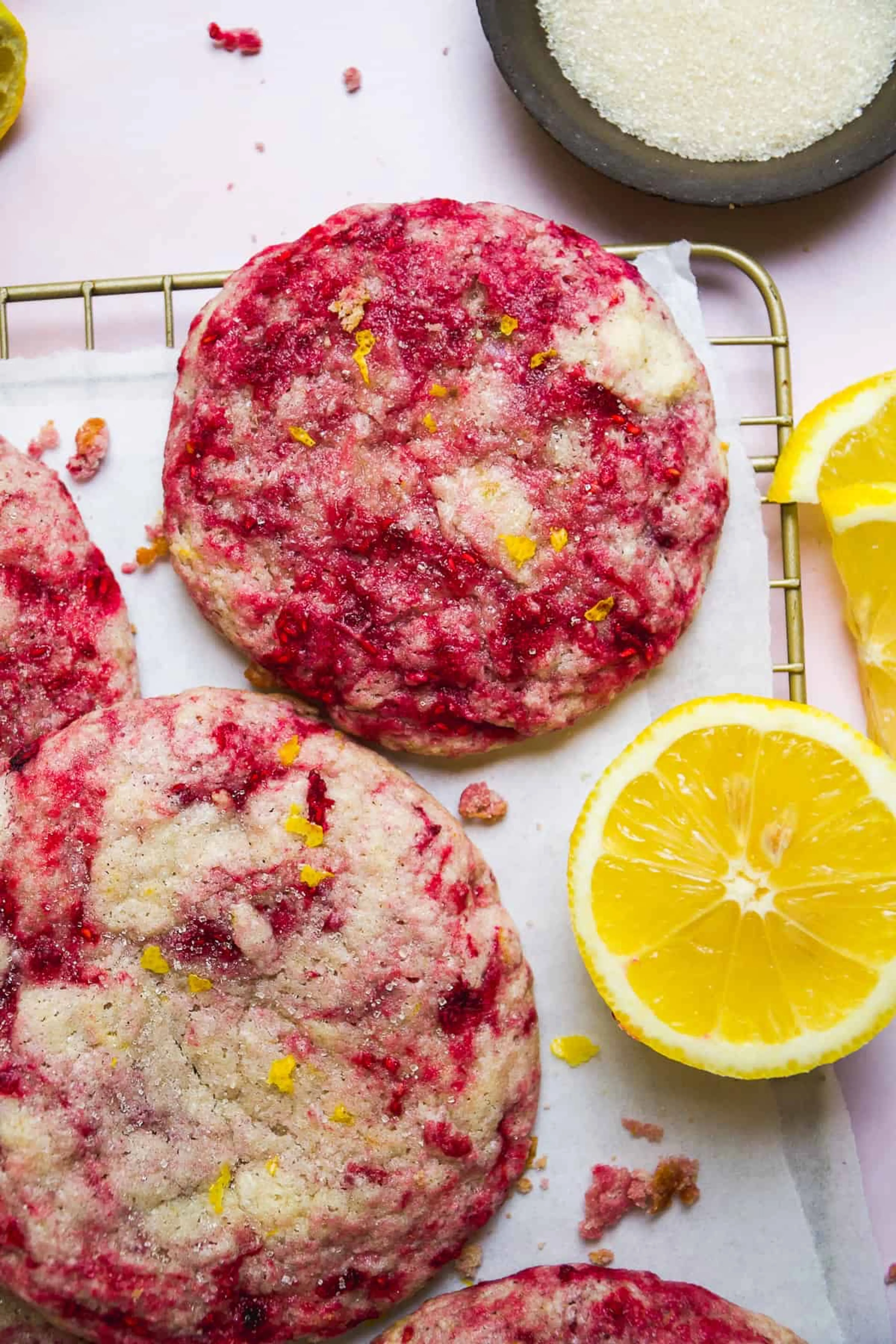 Raspberry Lemonade Cookies