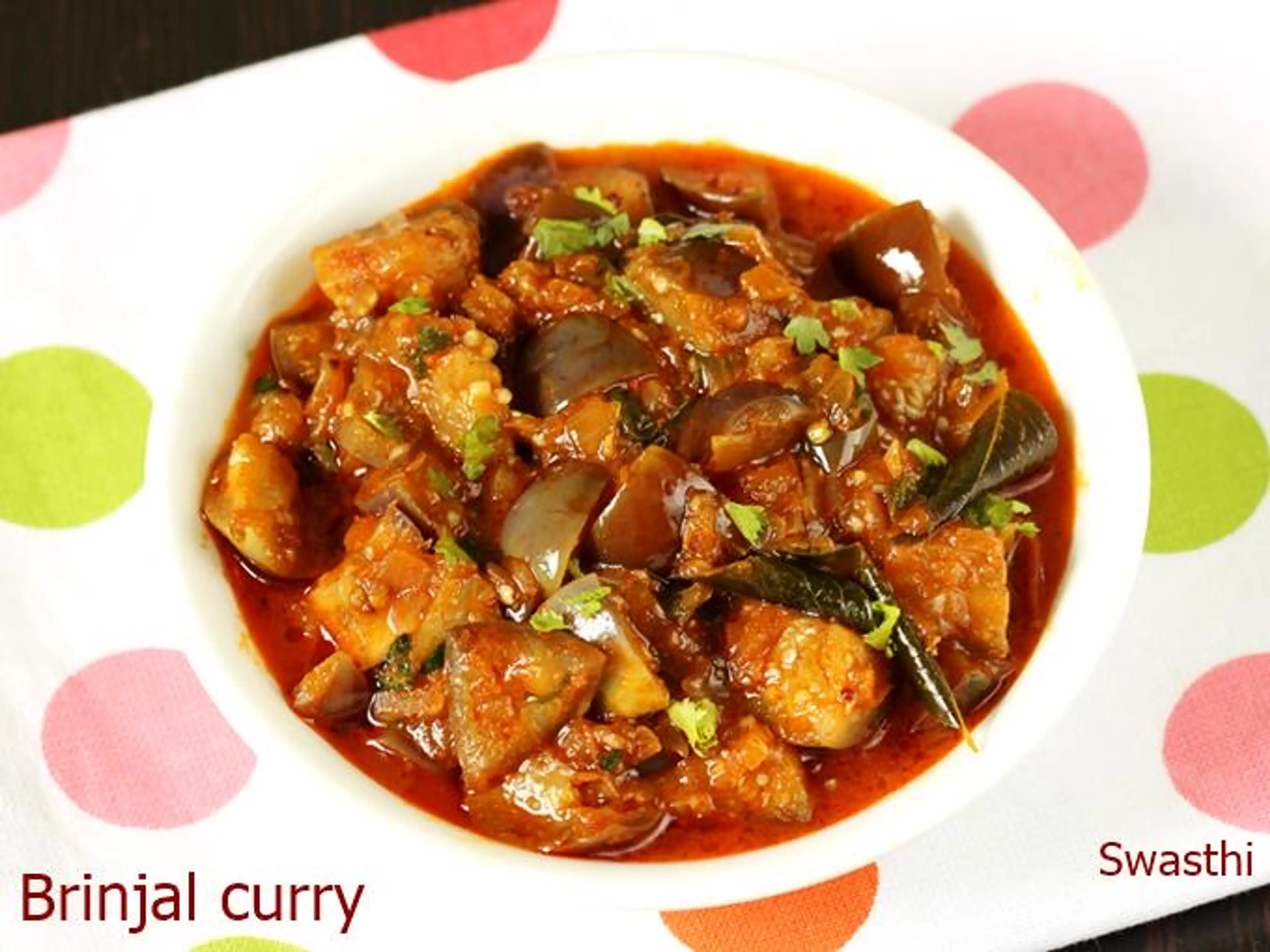 Brinjal Curry Recipe (Eggplant Curry)