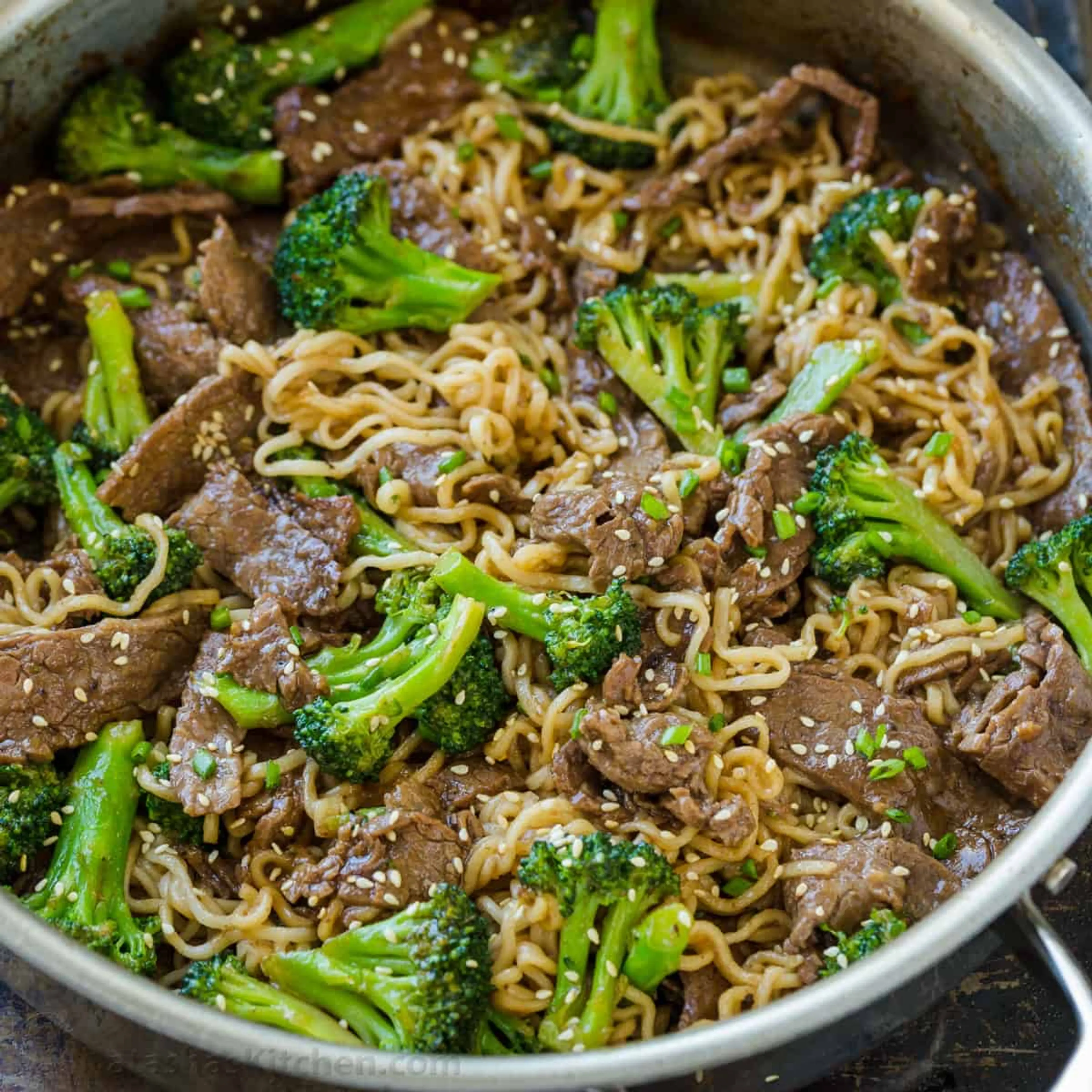 Beef and Broccoli Ramen Stir Fry Recipe