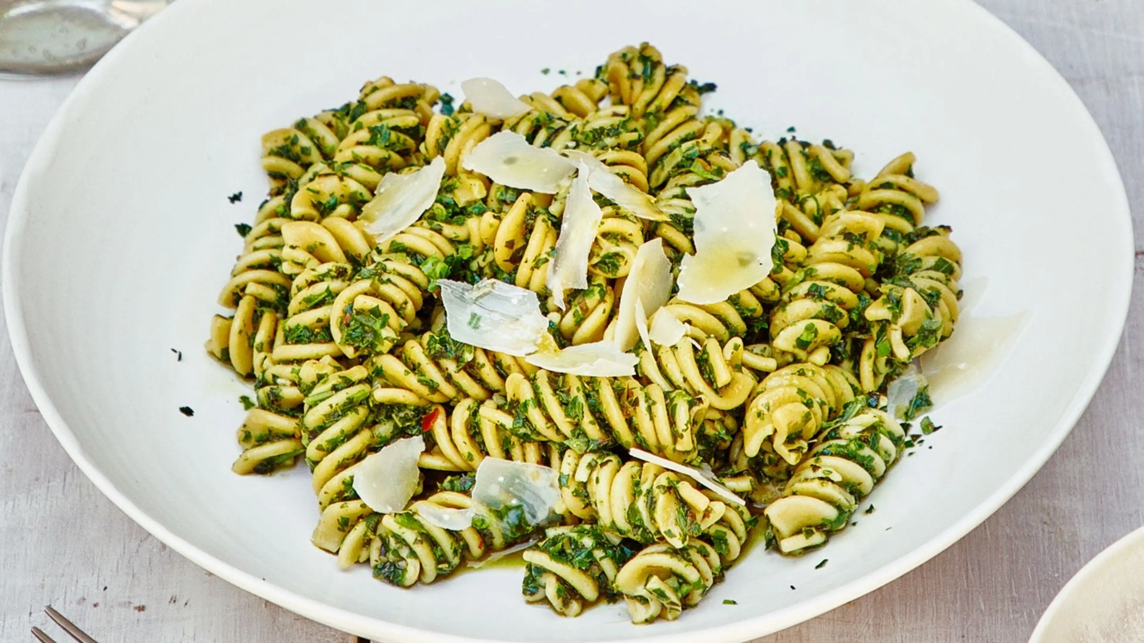 Fusilli With Battuto di Erbe