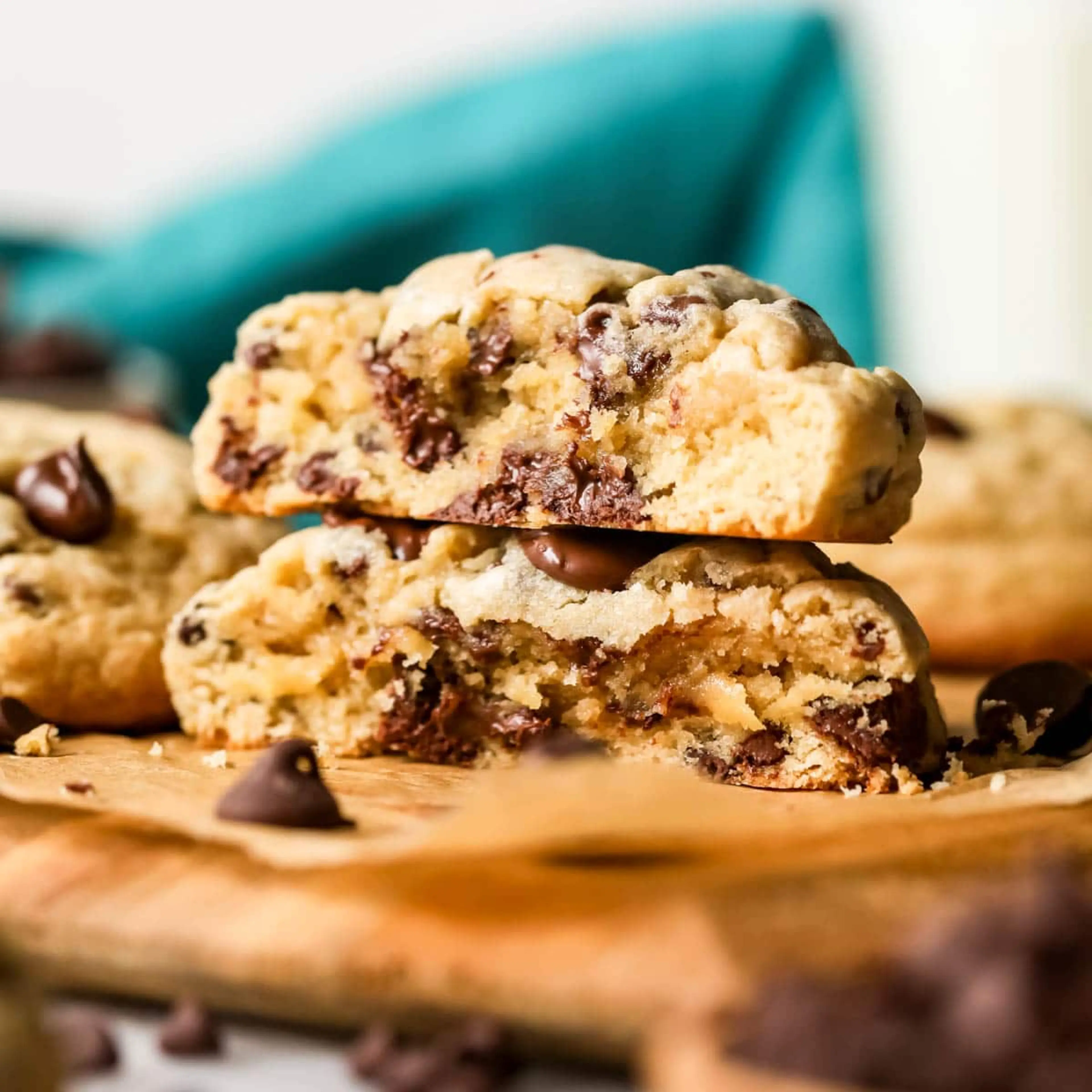 Big Thick Chocolate Chip Cookies