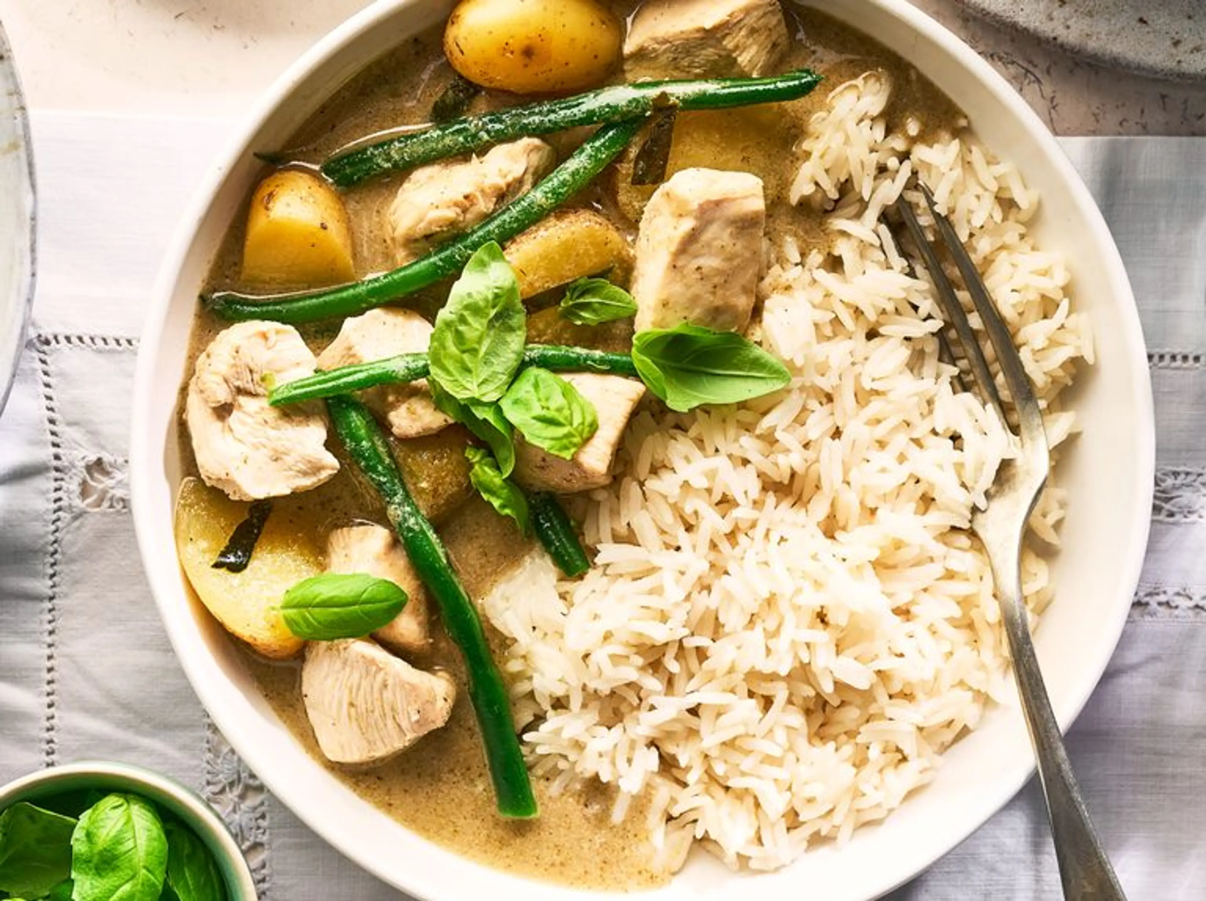 Thai green chicken curry