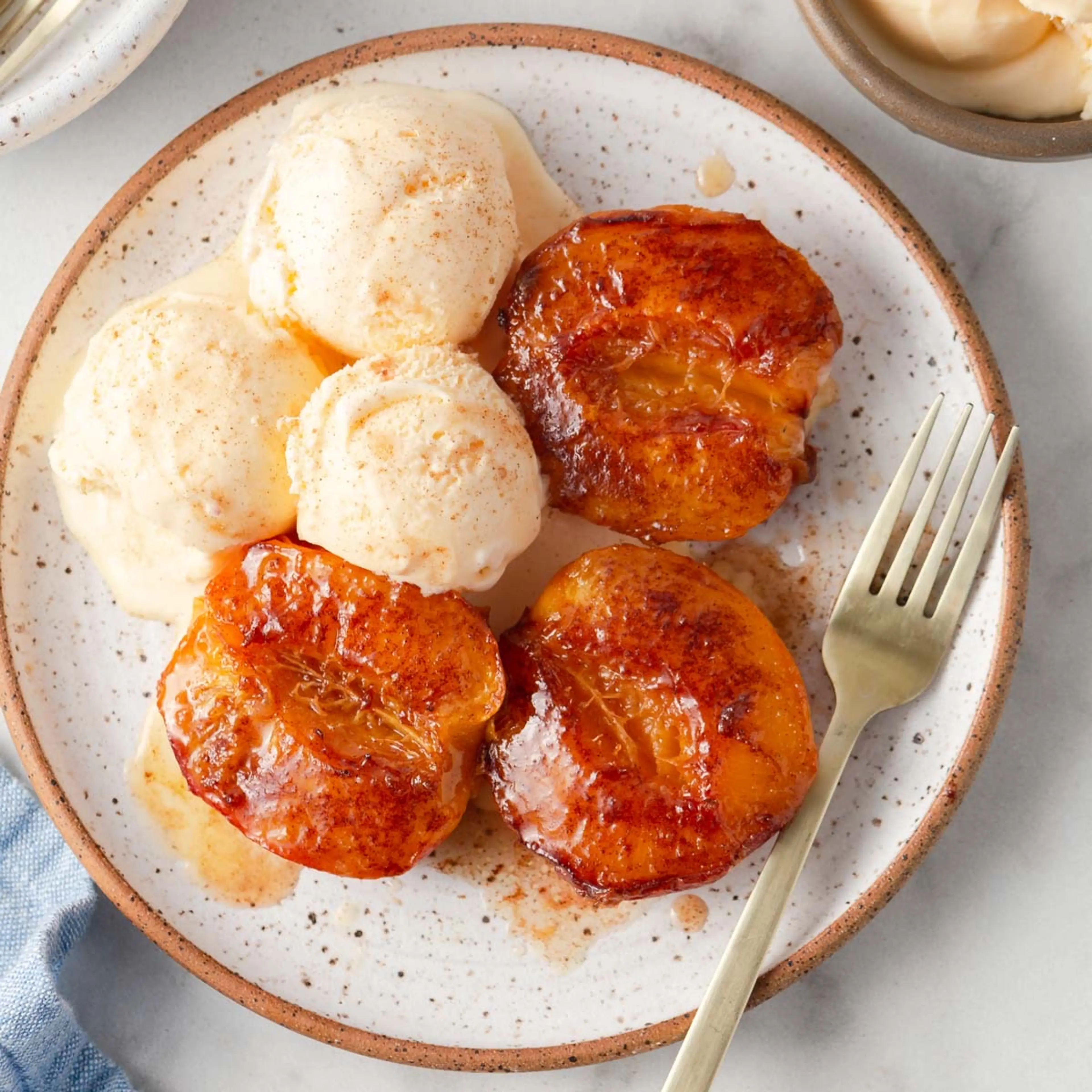 Air Fryer Peaches