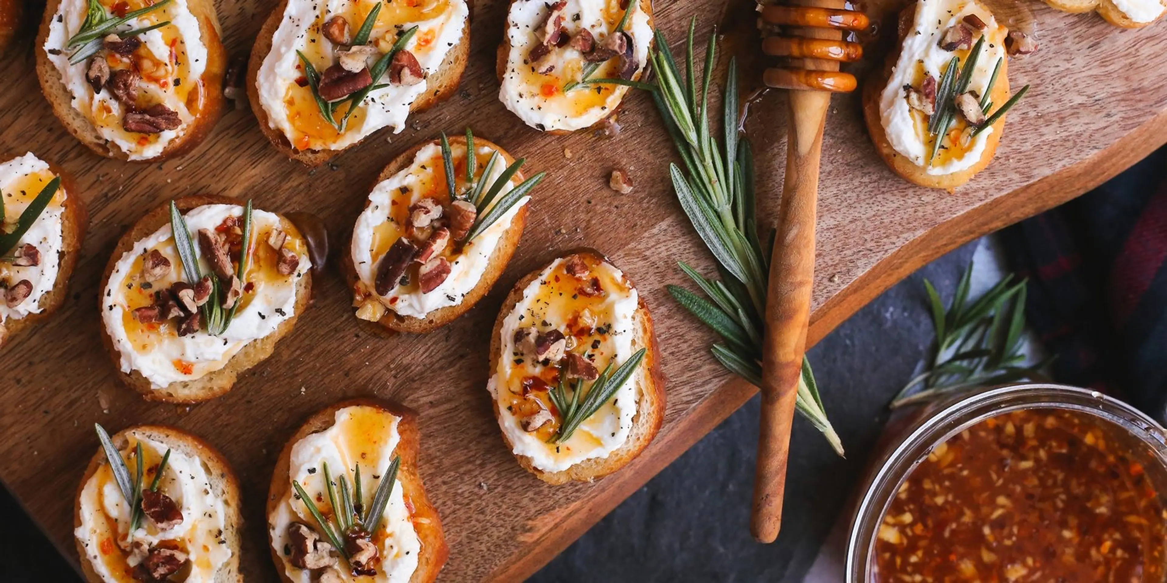 Hot Honey Crostinis