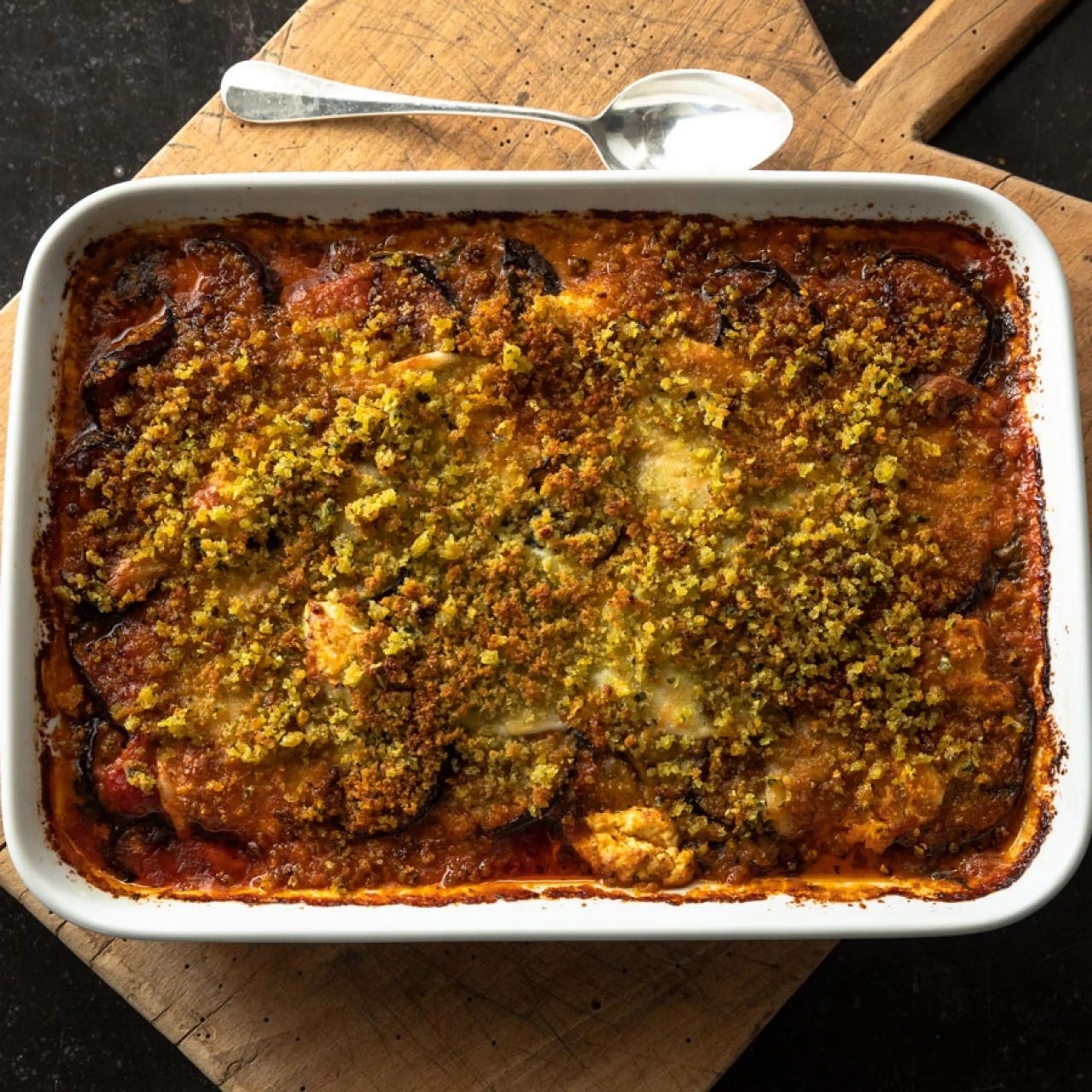 Roasted Eggplant Parmesan