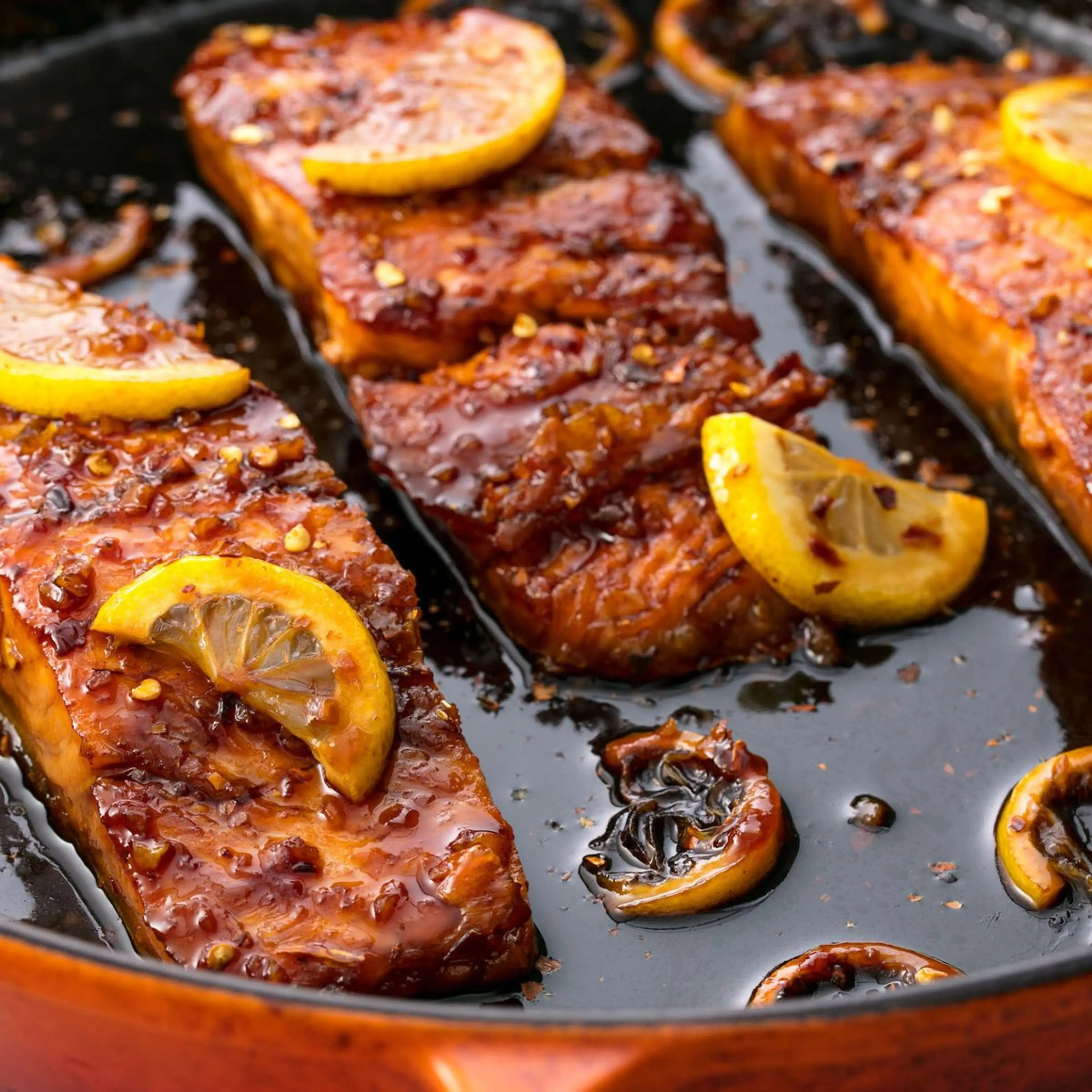 Honey Garlic Glazed Salmon