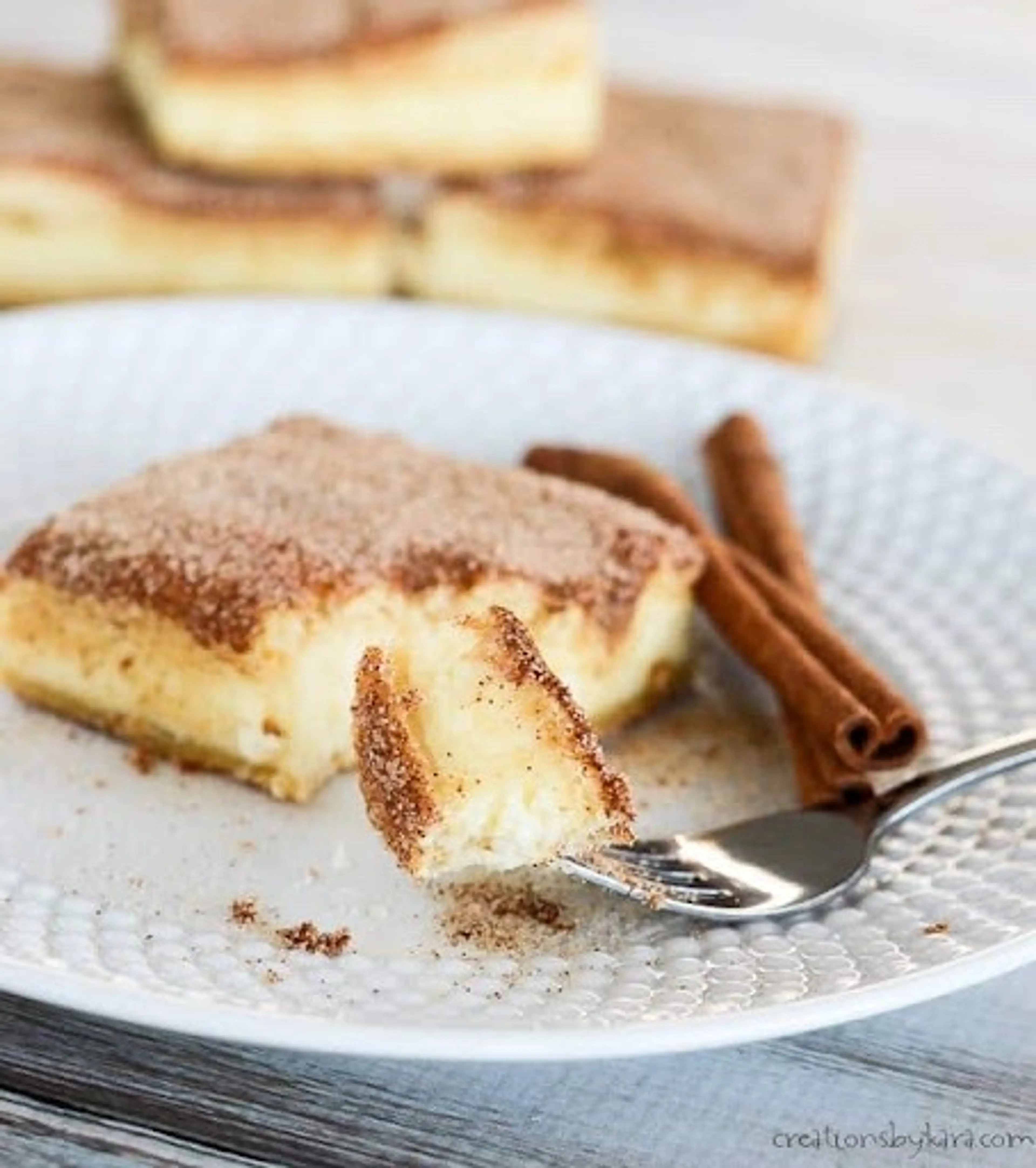 Churro Cheesecake Bars Recipe