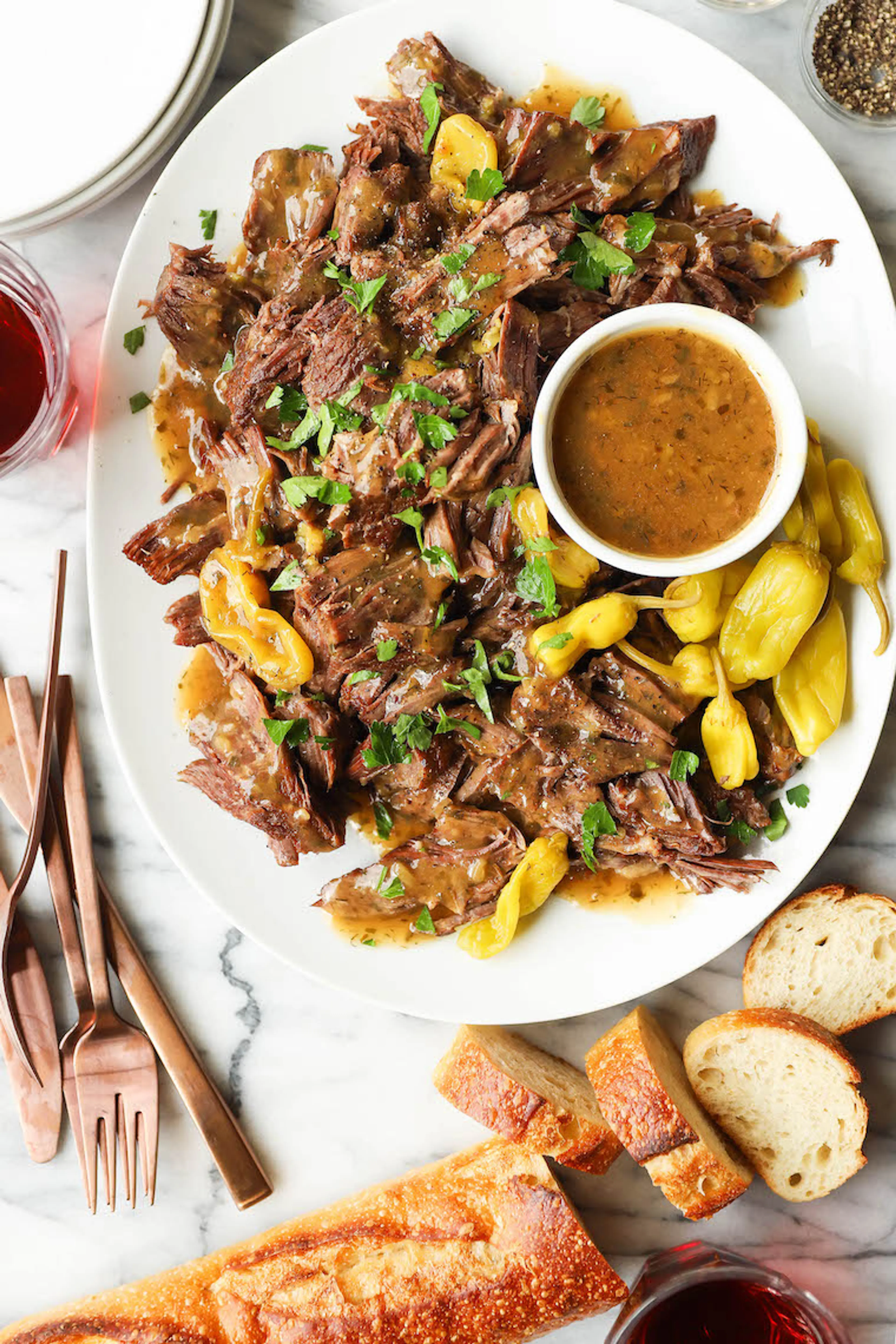 Instant Pot Mississippi Pot Roast