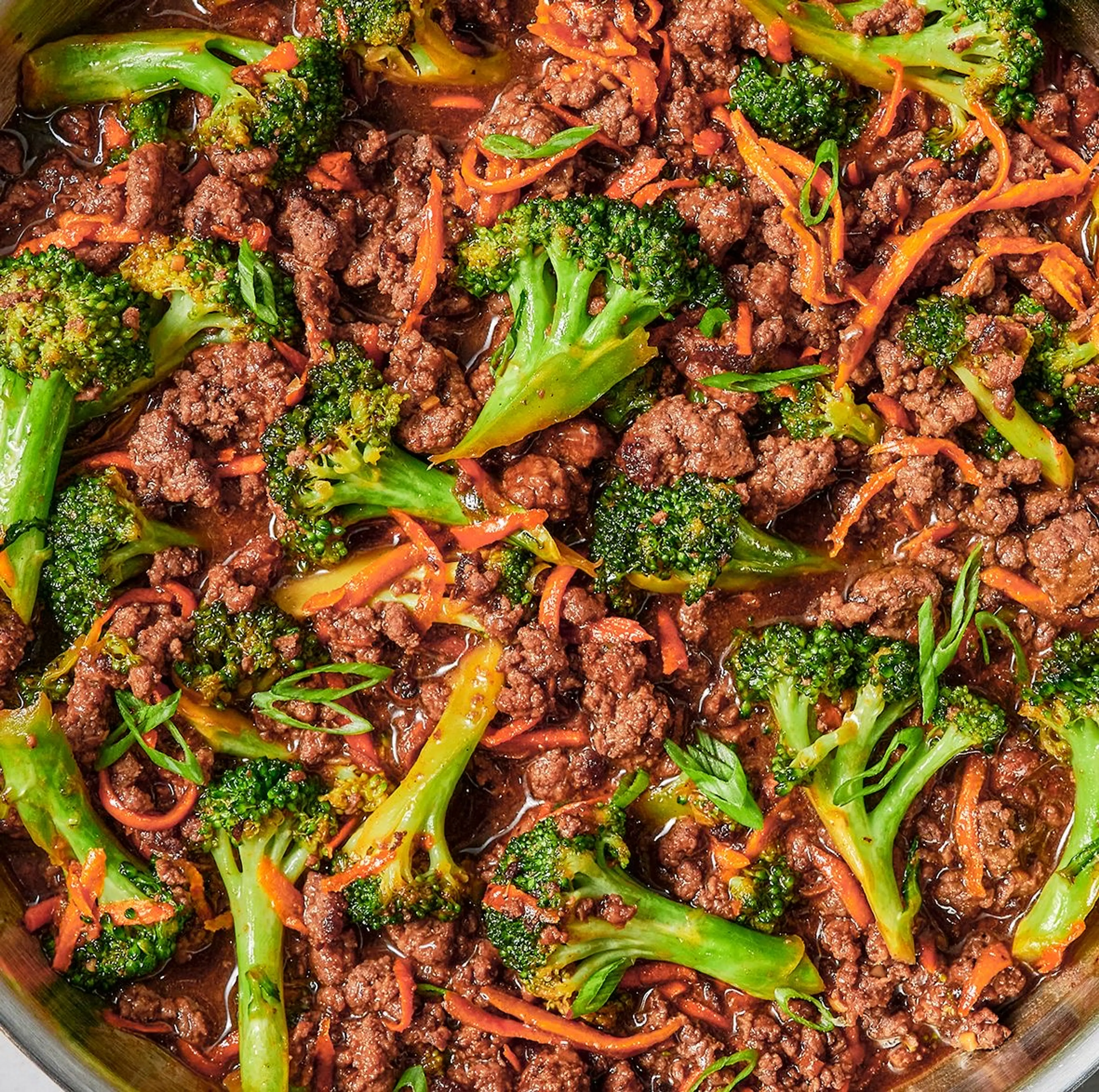 Ground Beef Stir-Fry Teriyaki Bowls