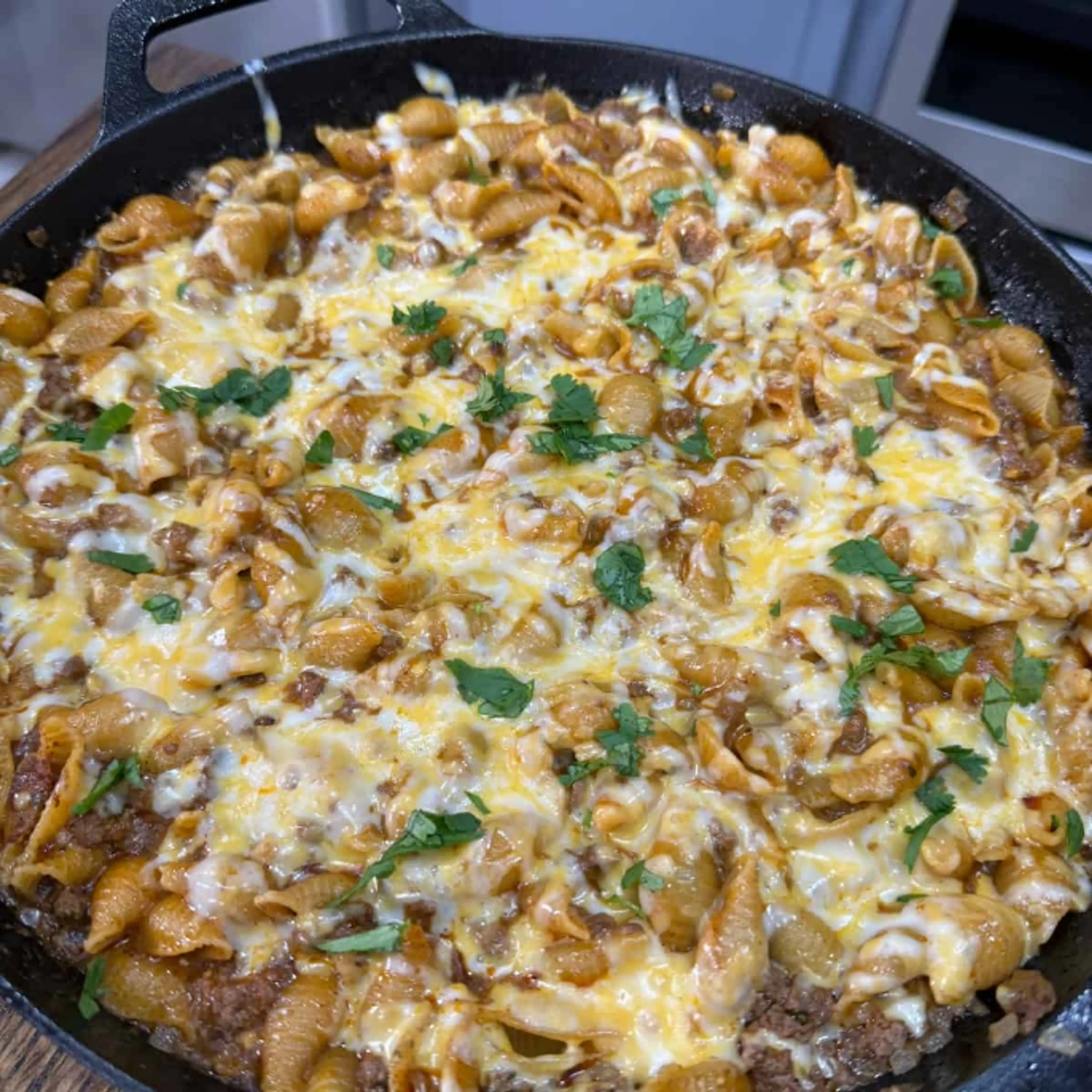 Cheesy Enchilada Hamburger Helper