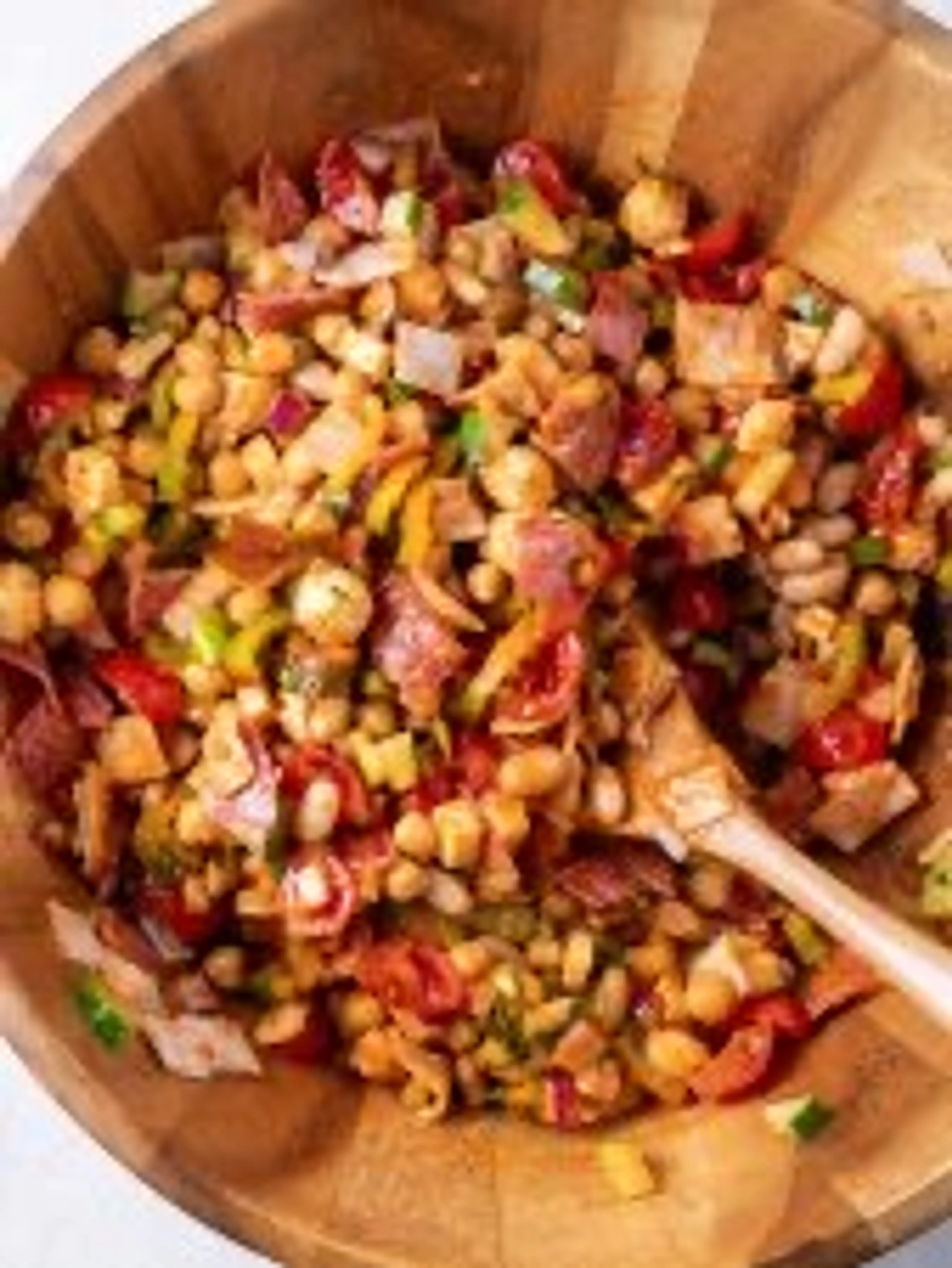 Dense Bean Salad with Sun-Dried Tomato Vinaigrette