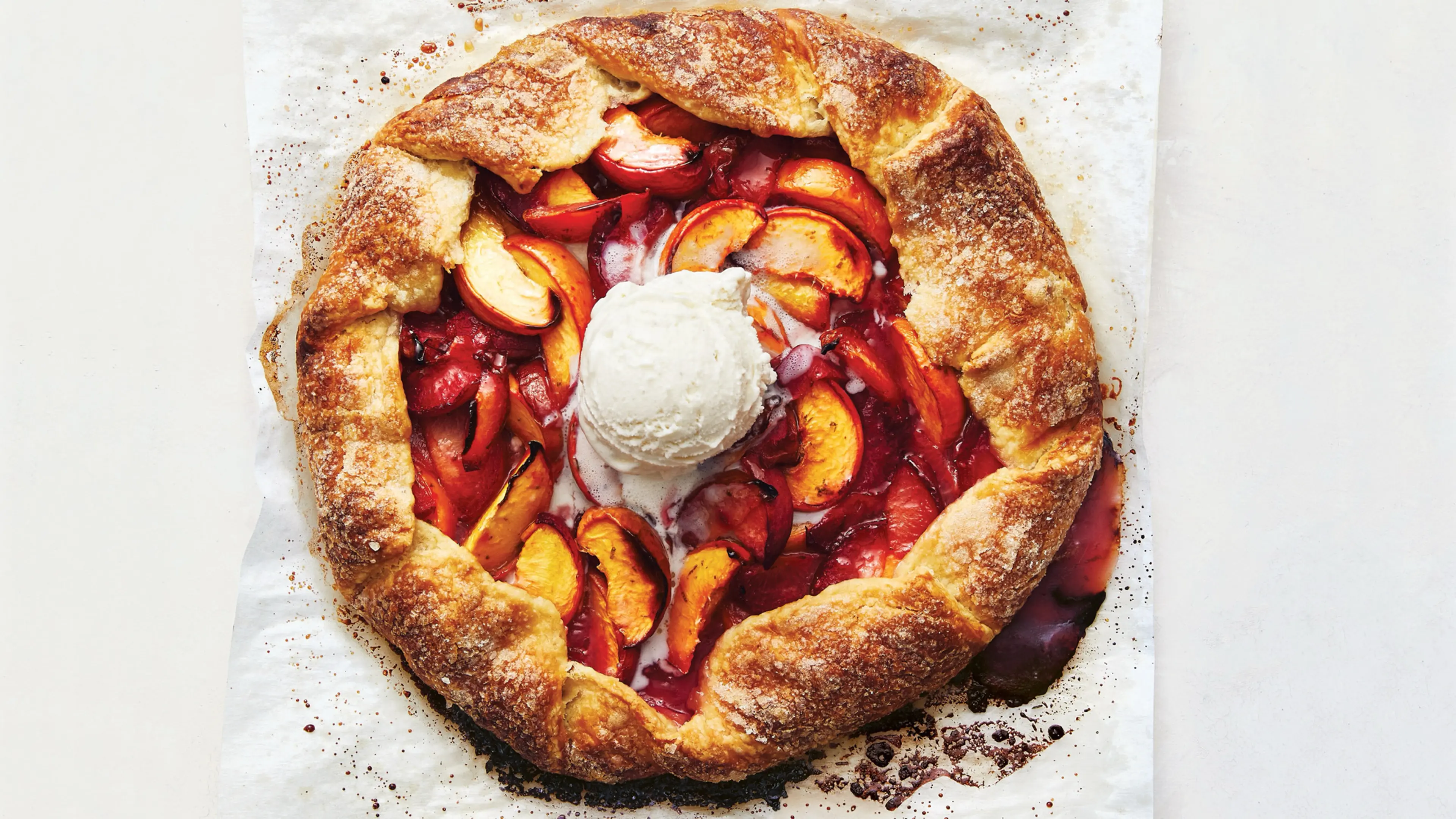 Peach-Plum Galette