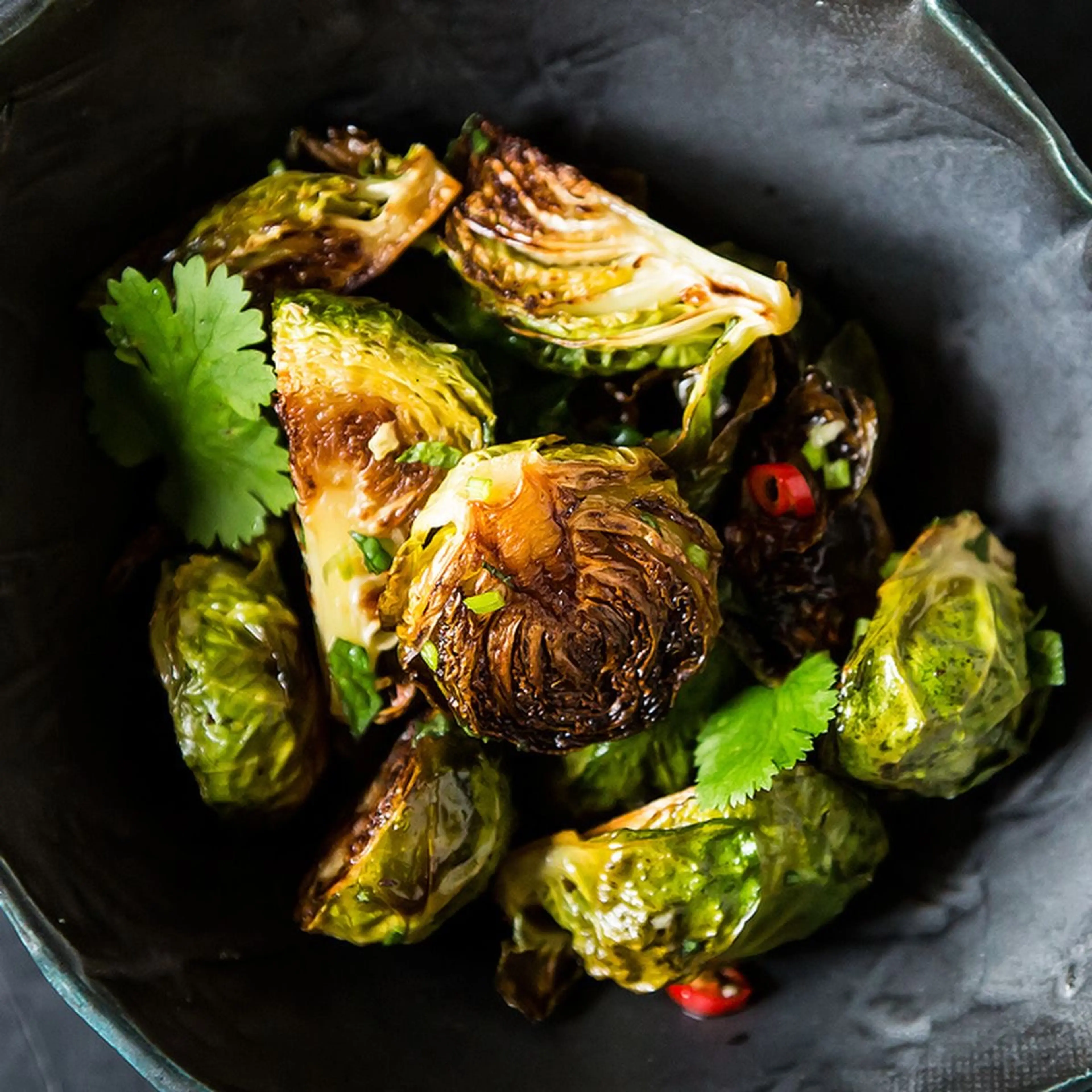 Momofuku's Roasted Brussels Sprouts With Fish Sauce Vinaigre