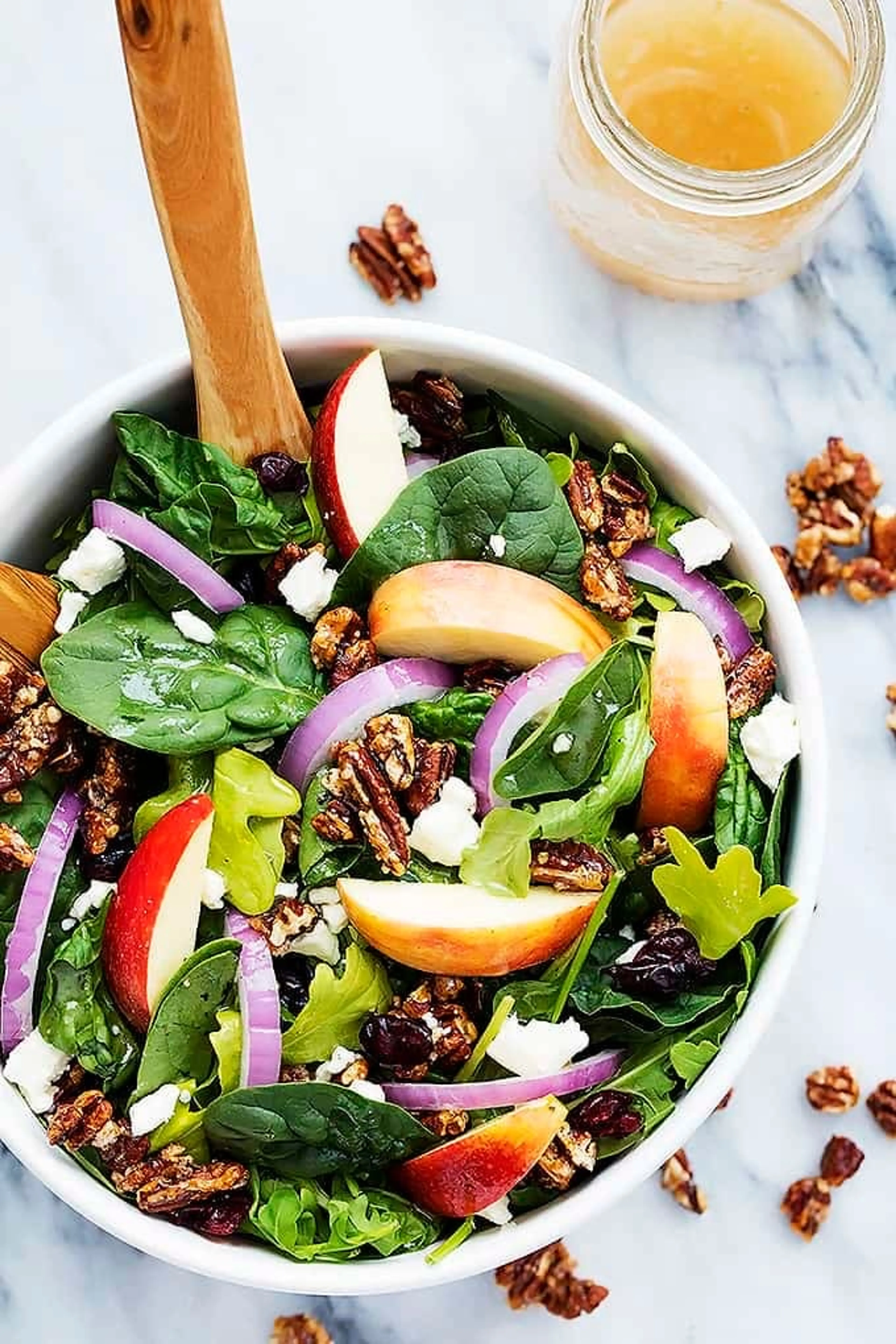 Apple Pecan Salad with Maple Vinaigrette