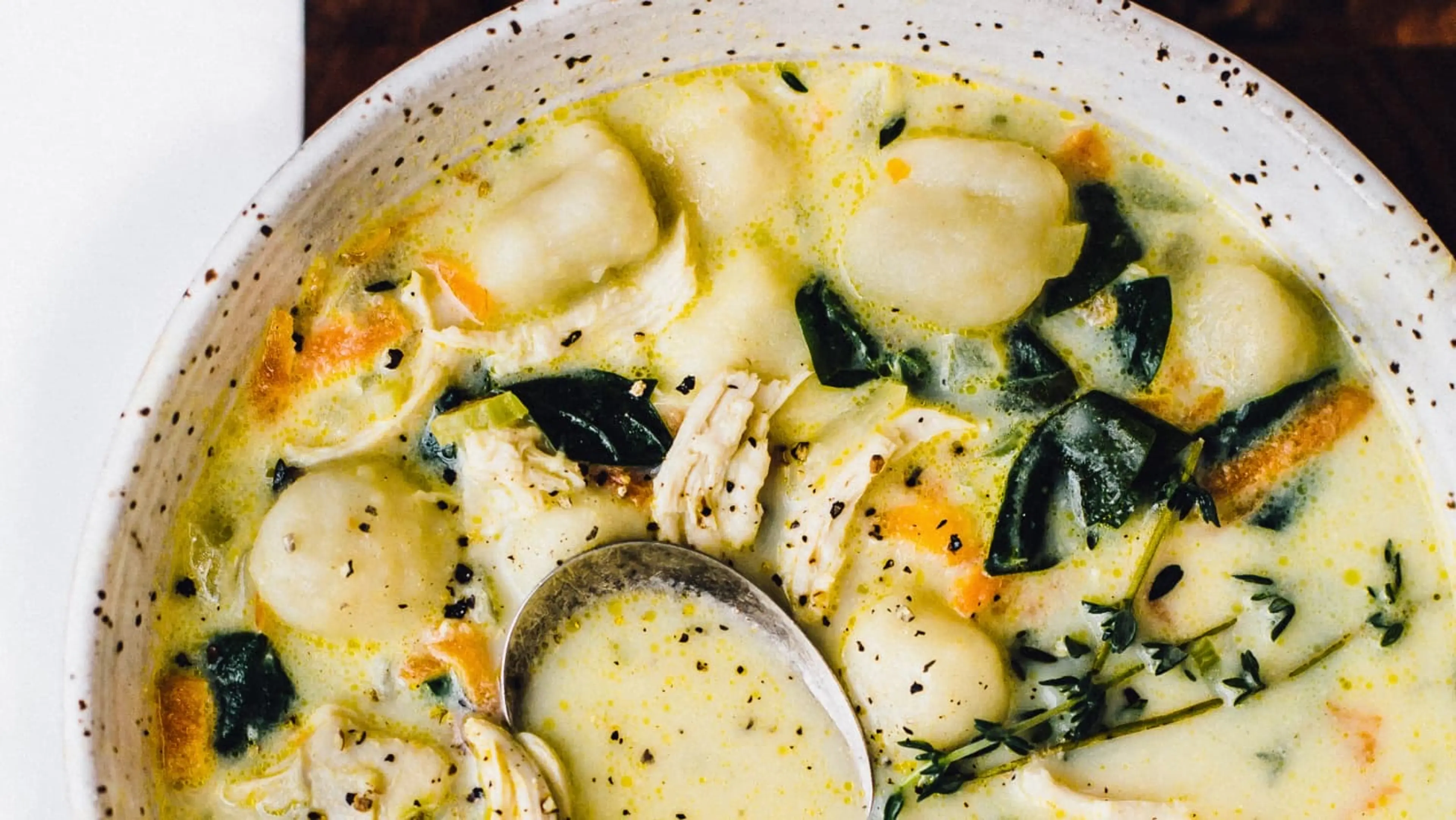 Copycat Olive Garden Chicken Gnocchi Soup