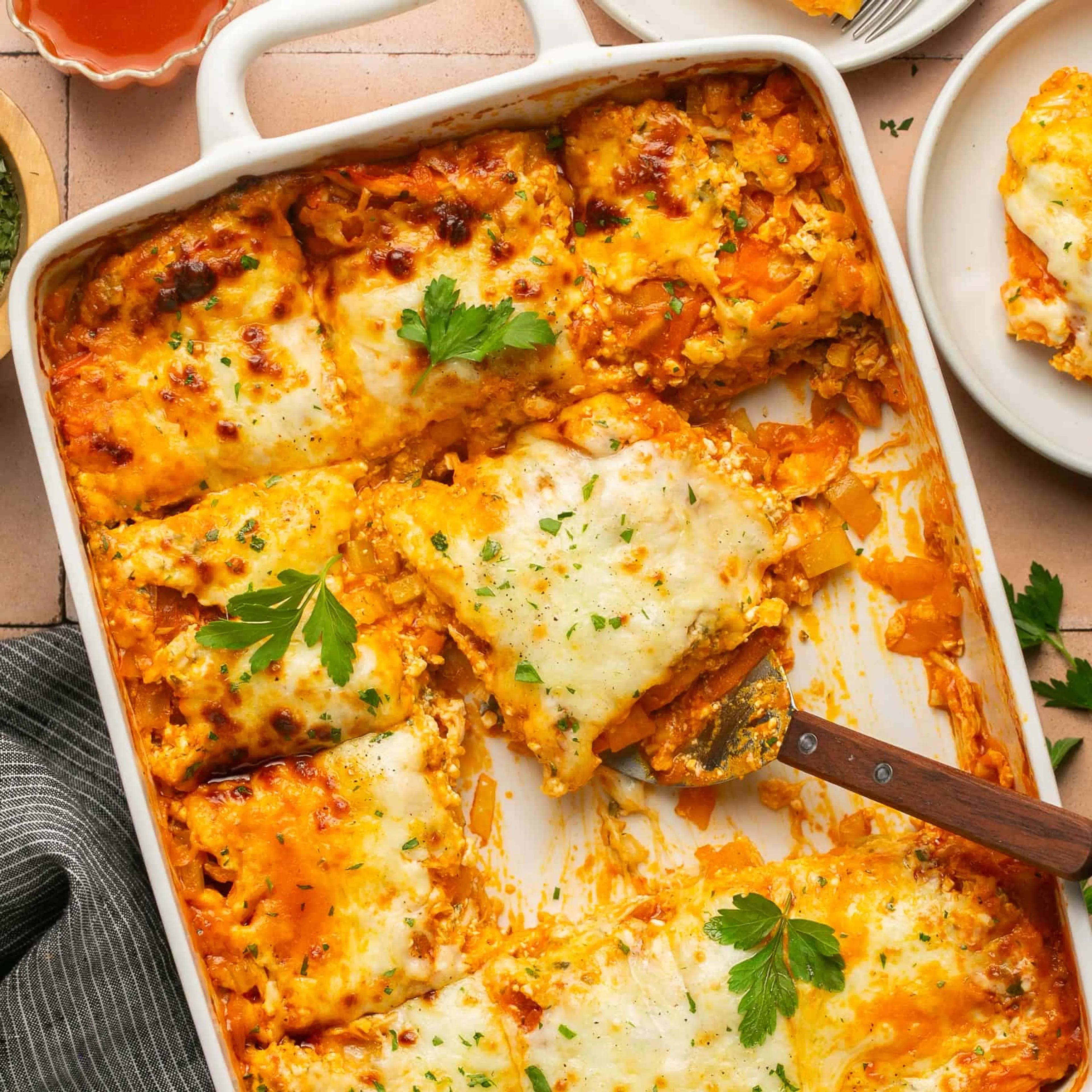 Buffalo Chicken Lasagna