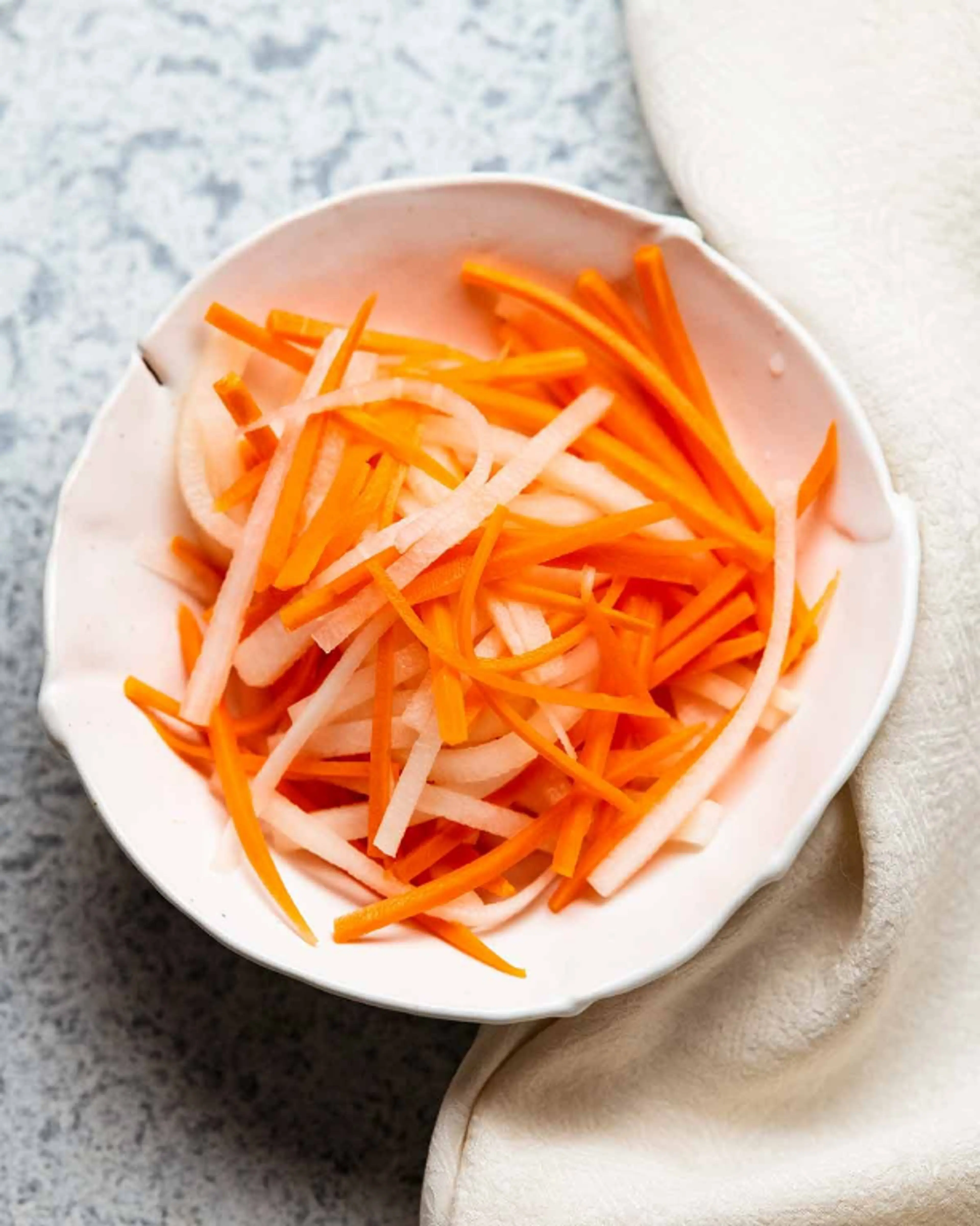 Pickled carrots and daikon (Vietnamese)