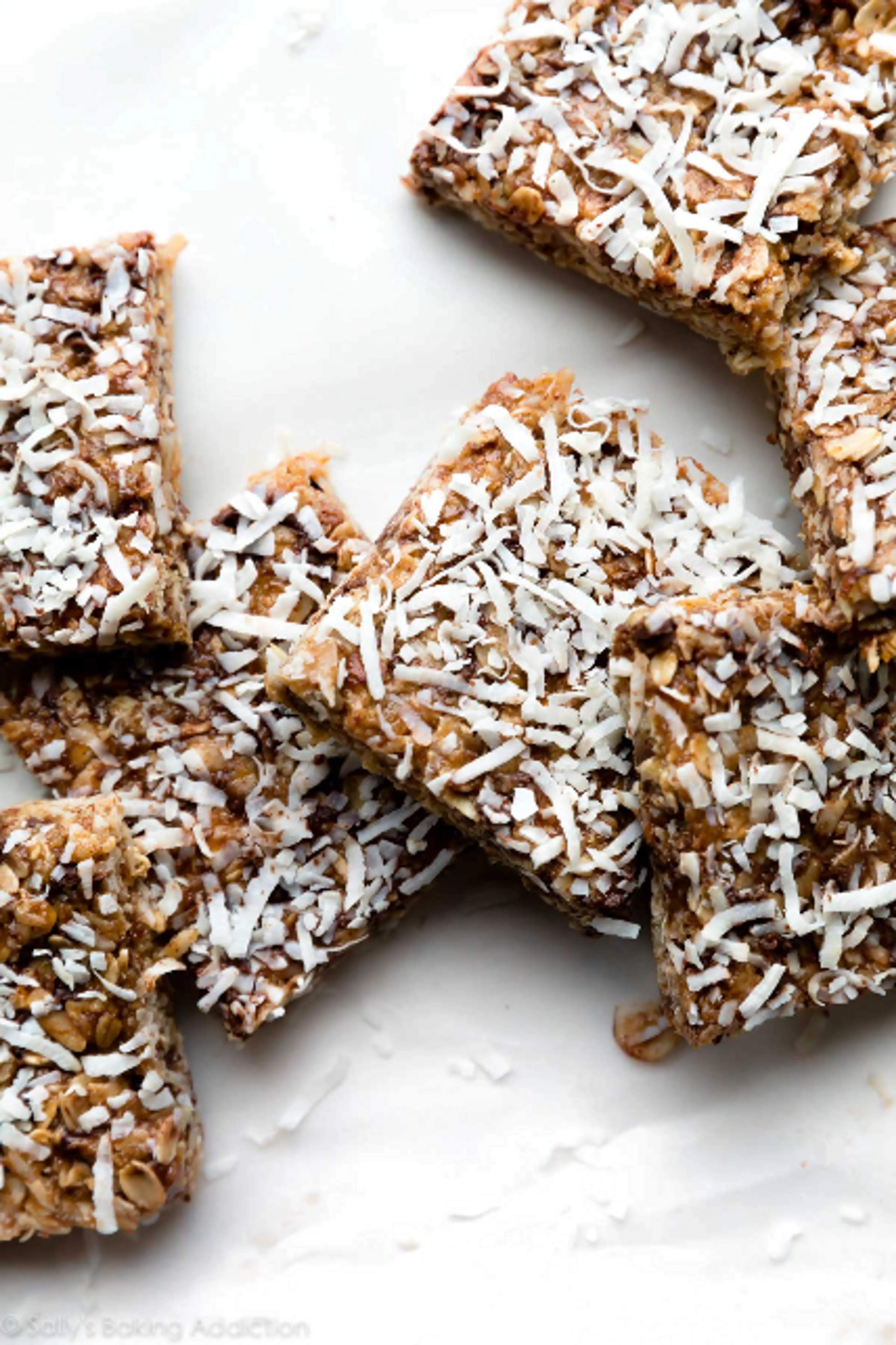 No-bake Chewy Coconut Granola Bars