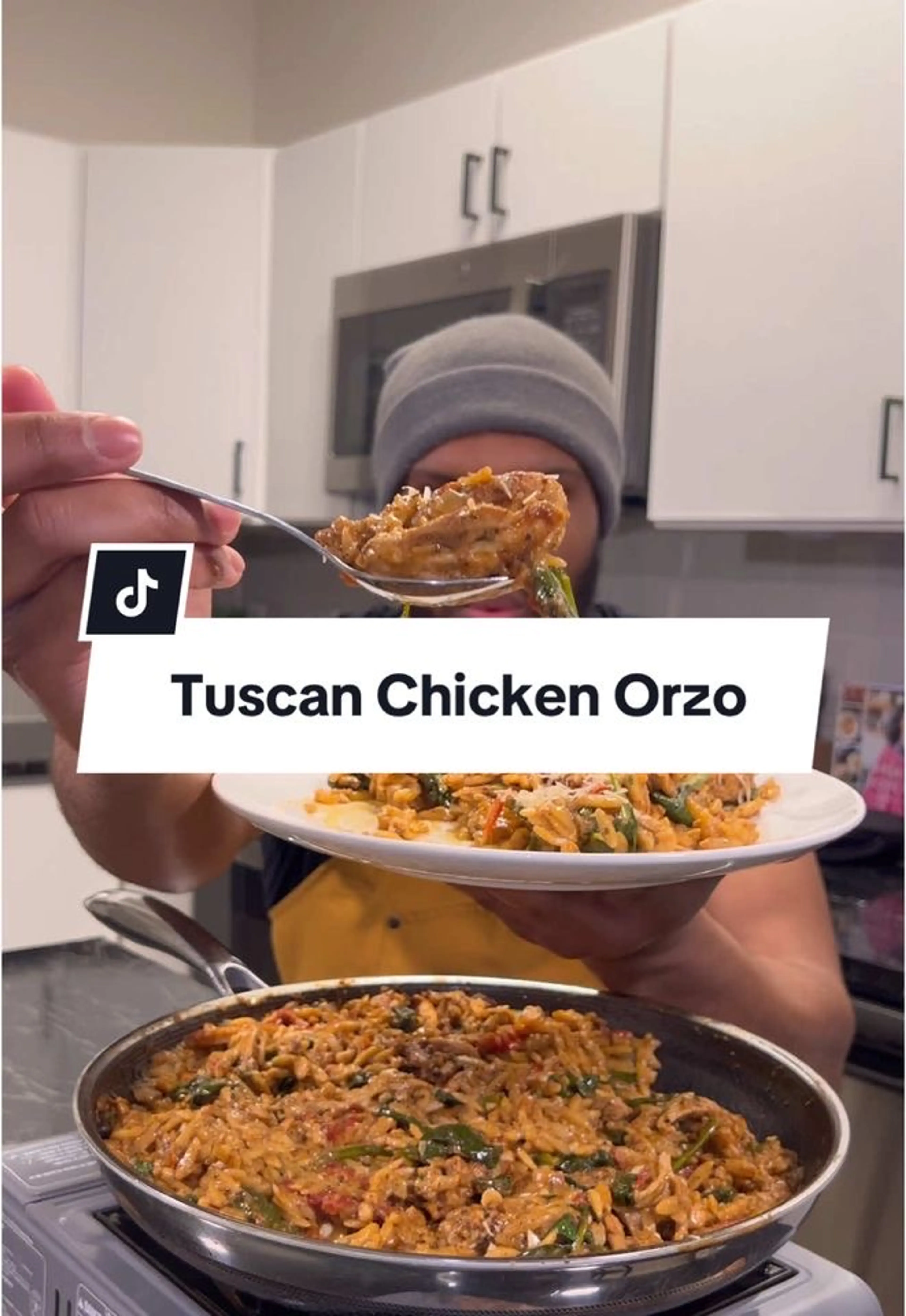 Tuscan Chicken Orzo