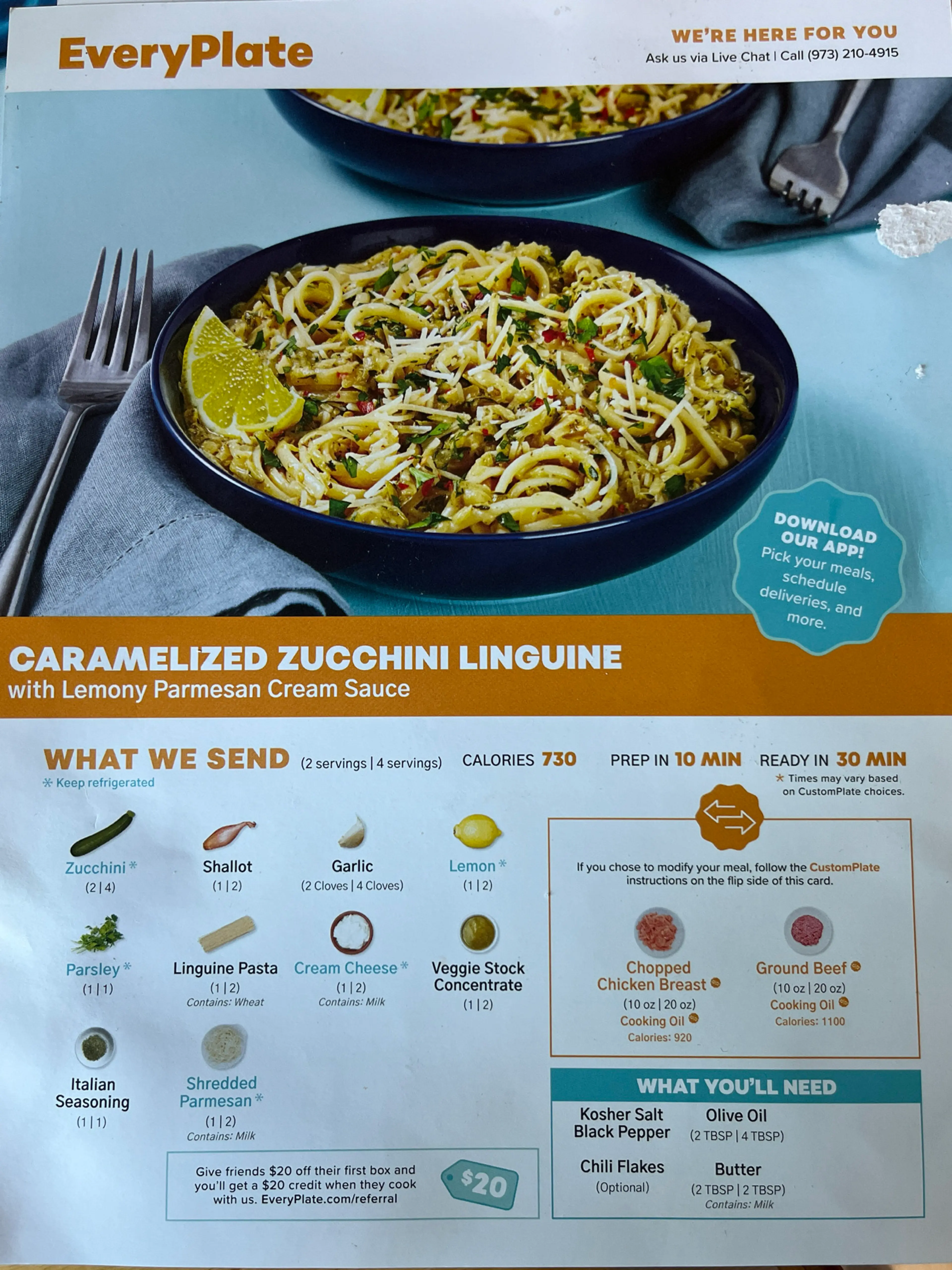 Caramelized Zucchini Linguine