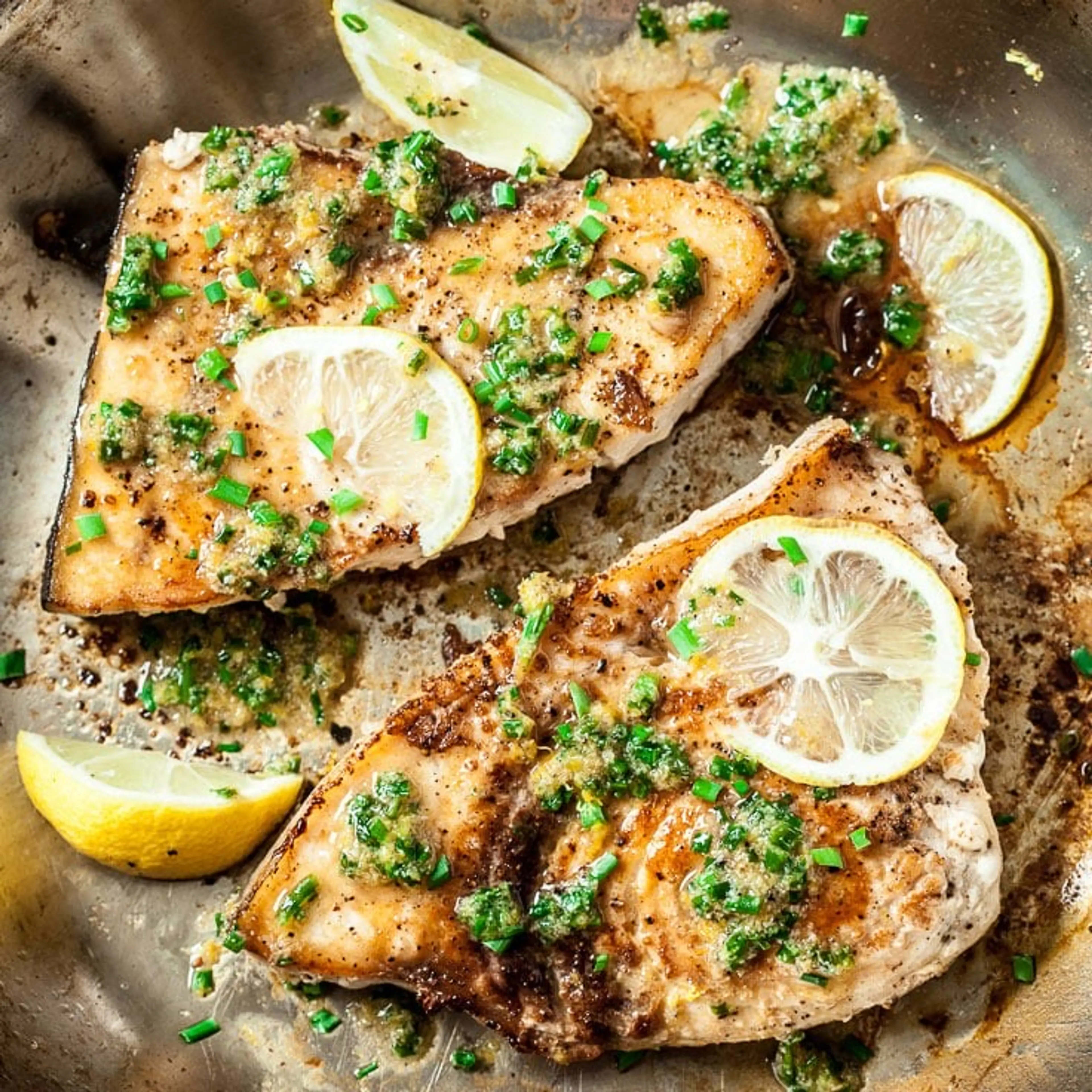 Lemon Garlic Swordfish Recipe